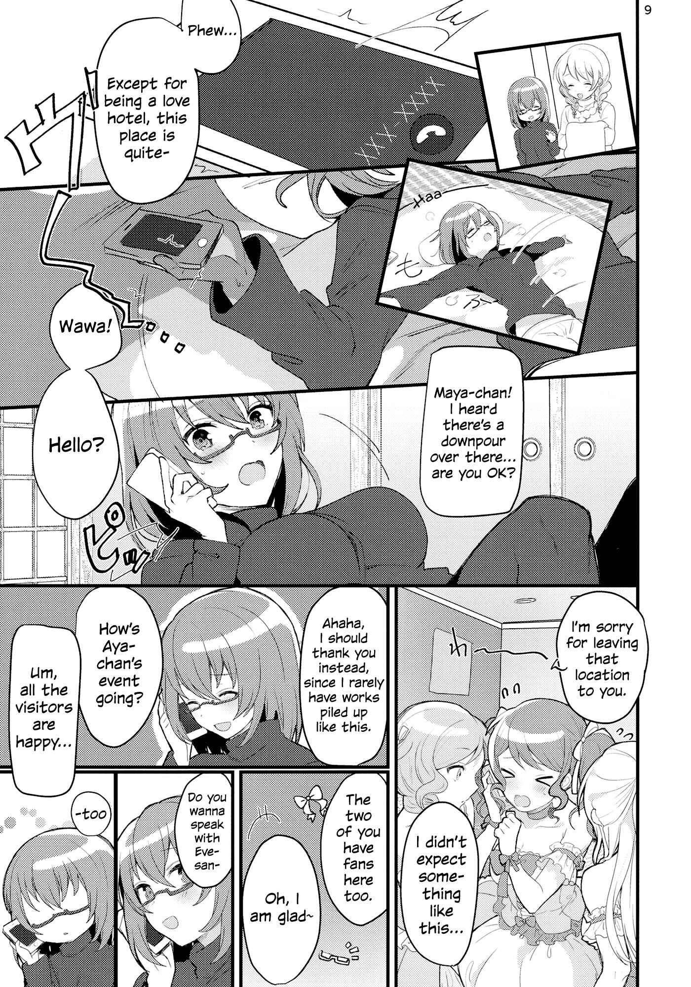 Page 10 Chapter Unknown_5f3c BanG Dream! - Doki Doki! Idol LoveHo Report (Doujinshi)