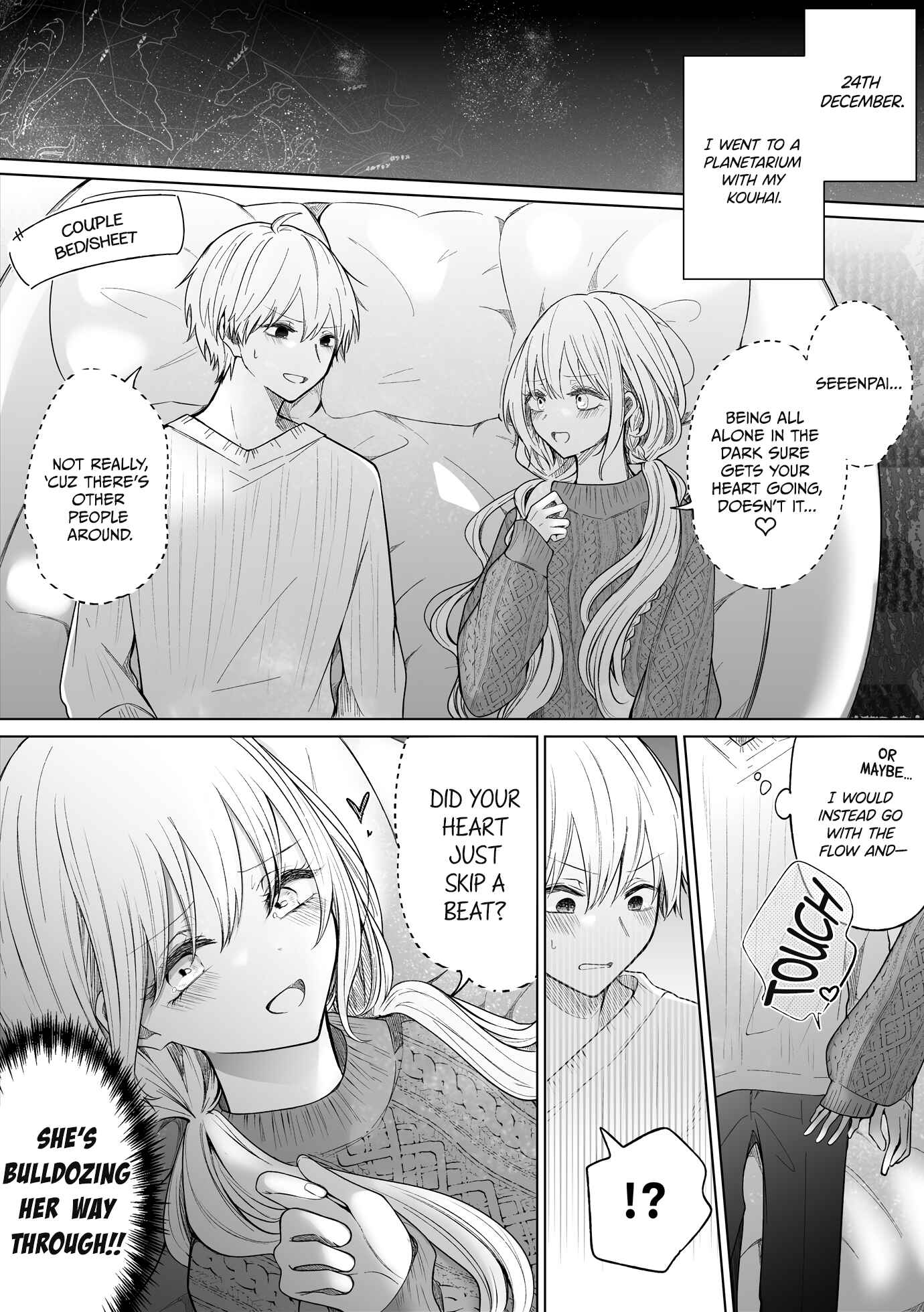 Page 1 Chapter 117 Ichizu de Bitch na Kouhai