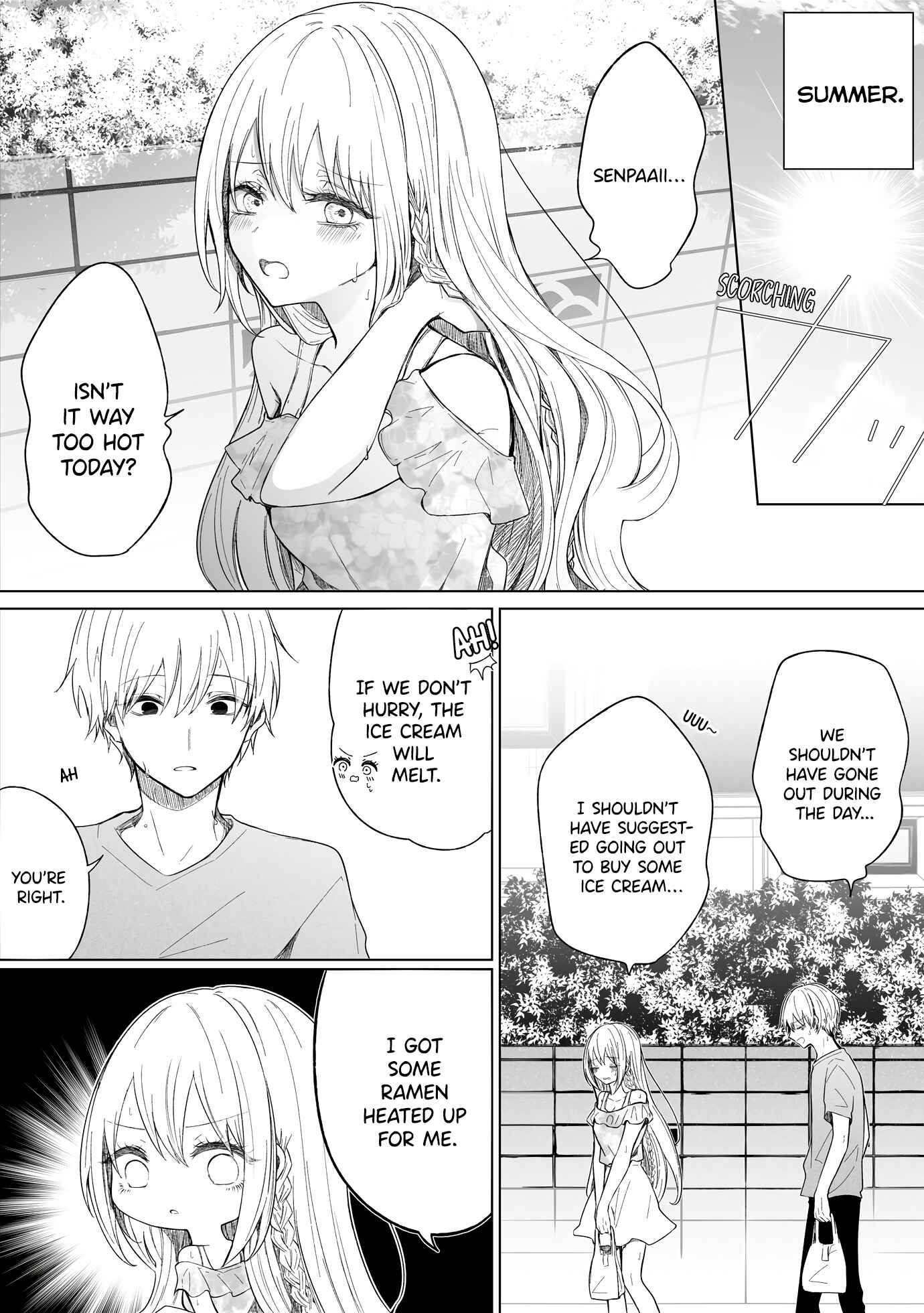 Page 1 Chapter 100 Ichizu de Bitch na Kouhai