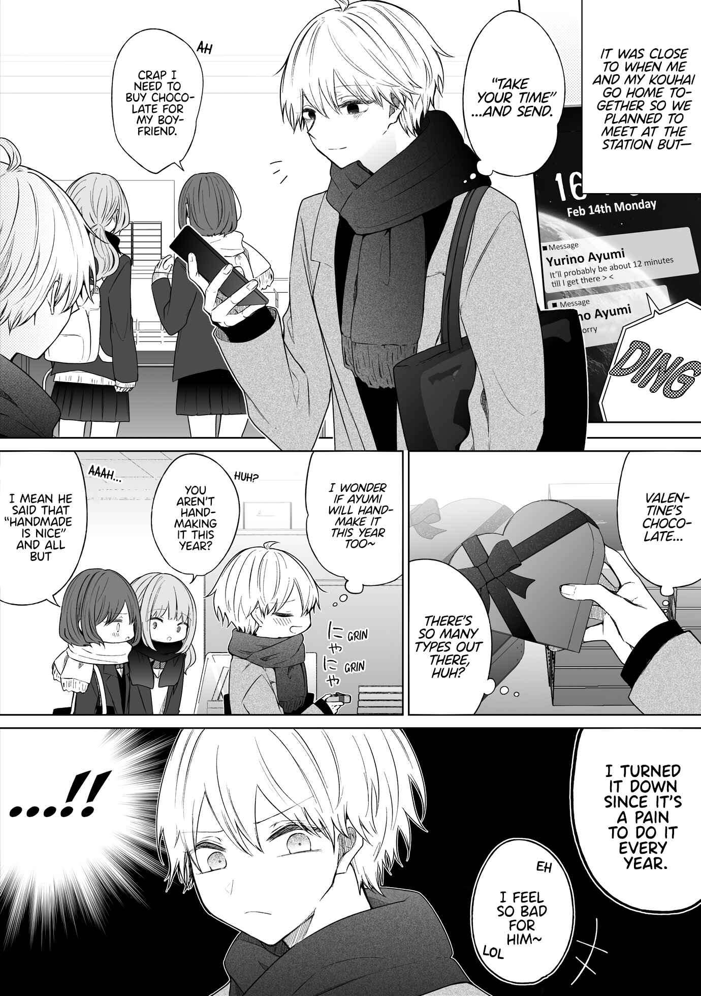 Page 1 Chapter 127 Ichizu de Bitch na Kouhai