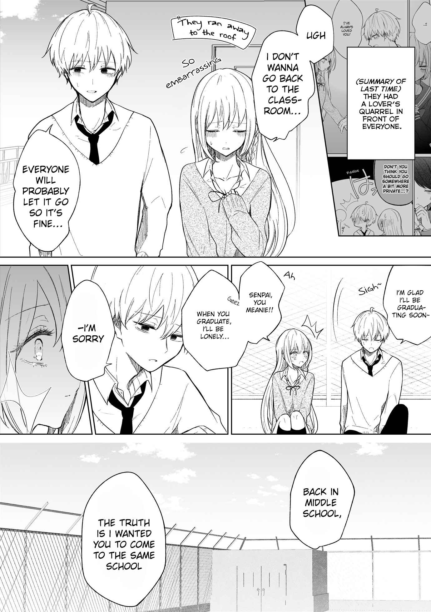 Page 1 Chapter 82 Ichizu de Bitch na Kouhai