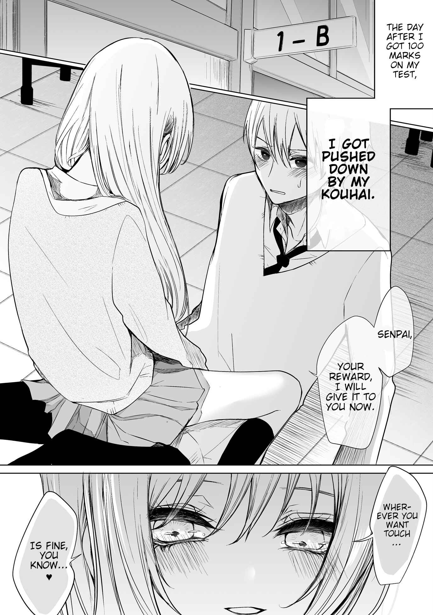 Page 1 Chapter 19 Ichizu de Bitch na Kouhai