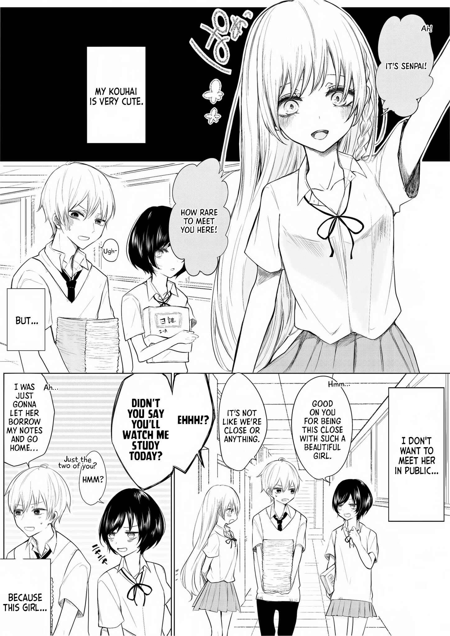 Page 1 Chapter 3 Ichizu de Bitch na Kouhai