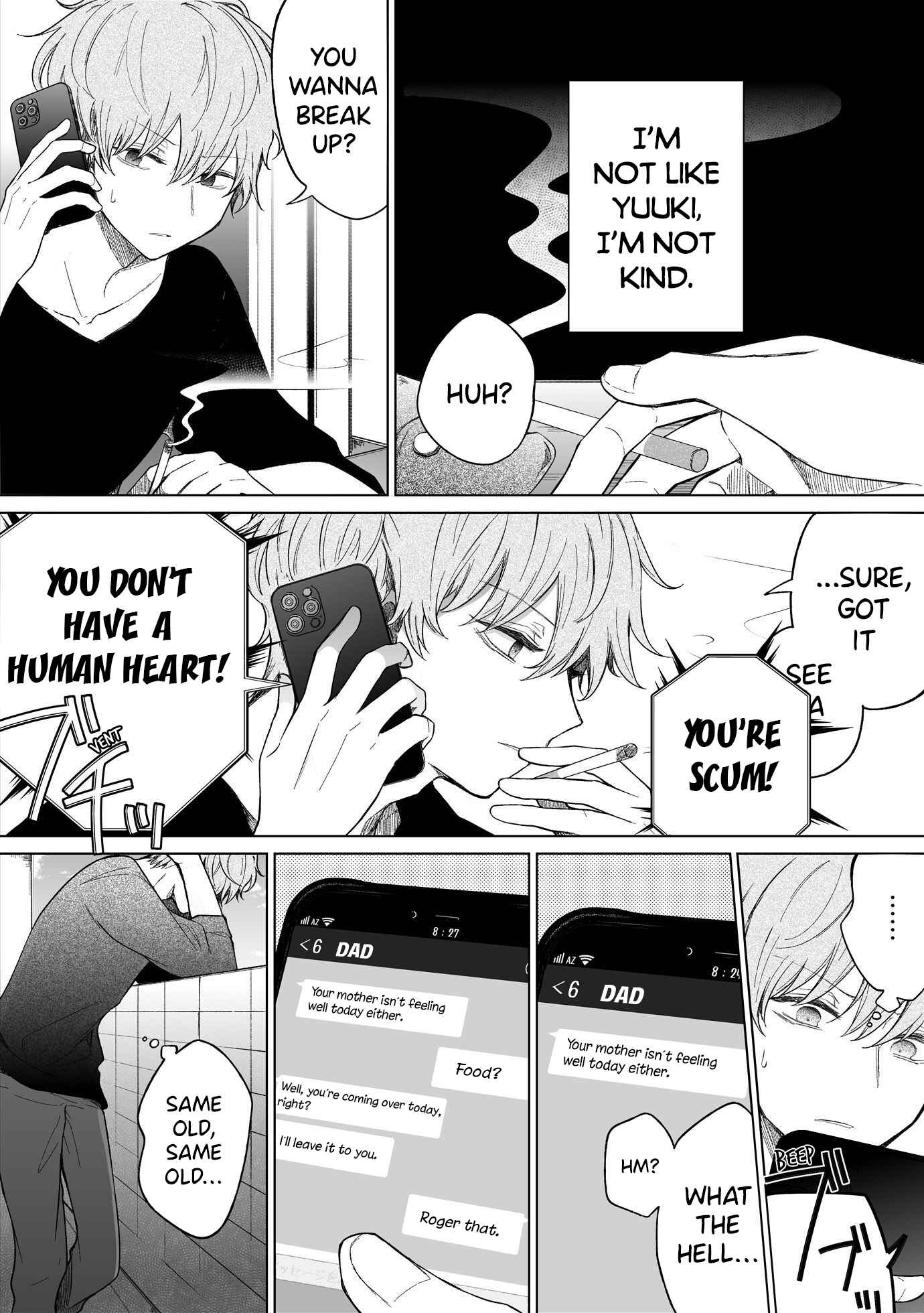 Page 1 Chapter 92 Ichizu de Bitch na Kouhai