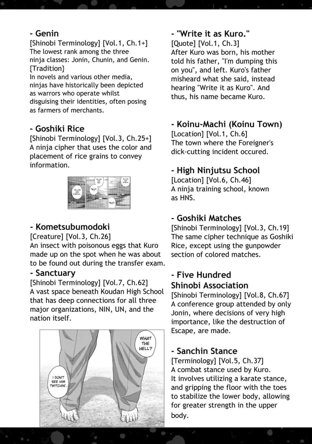 Page 3 Chapter 12 Under Ninja NIN NIN Official Manual