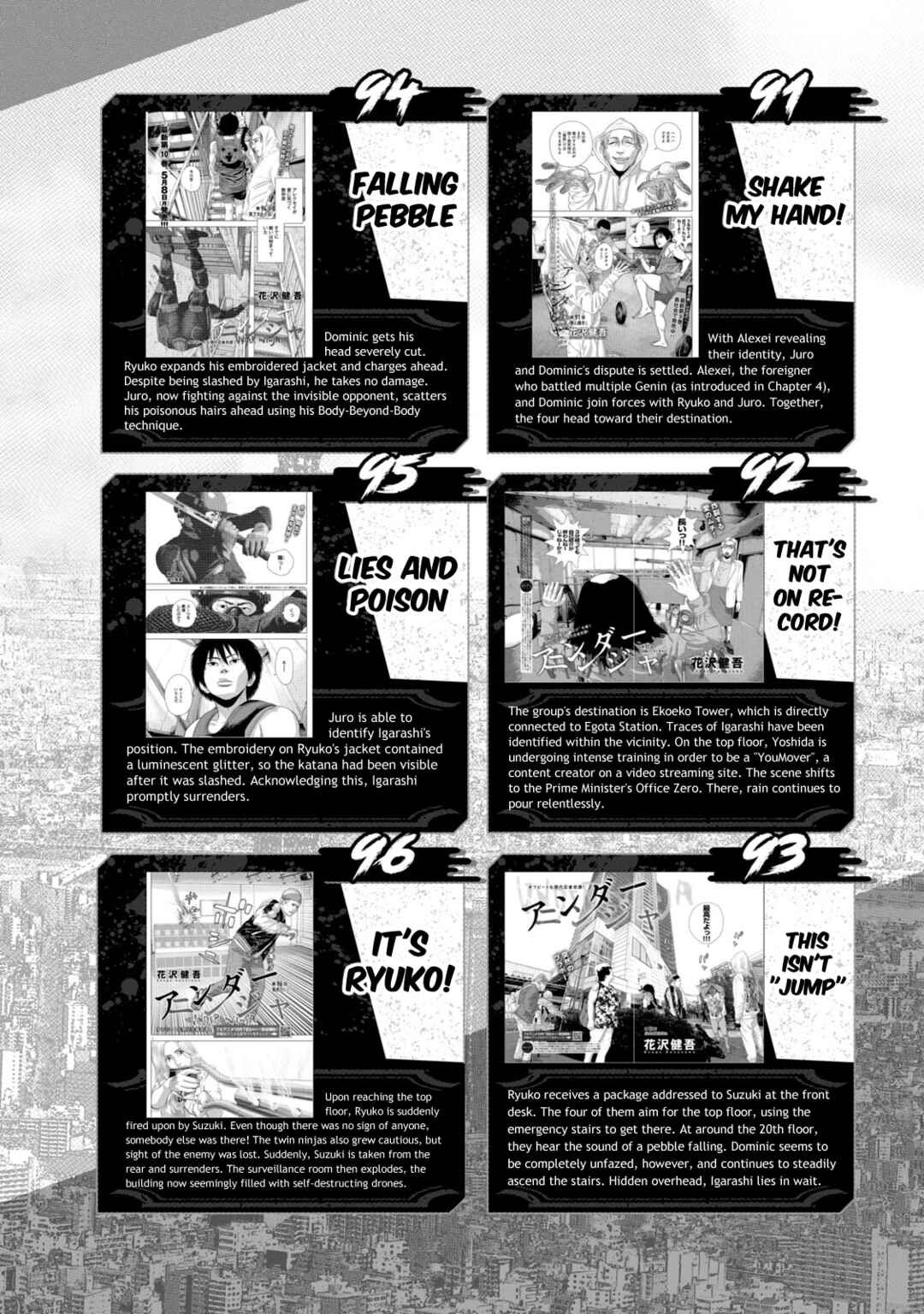 Page 18 Chapter 5 Under Ninja NIN NIN Official Manual