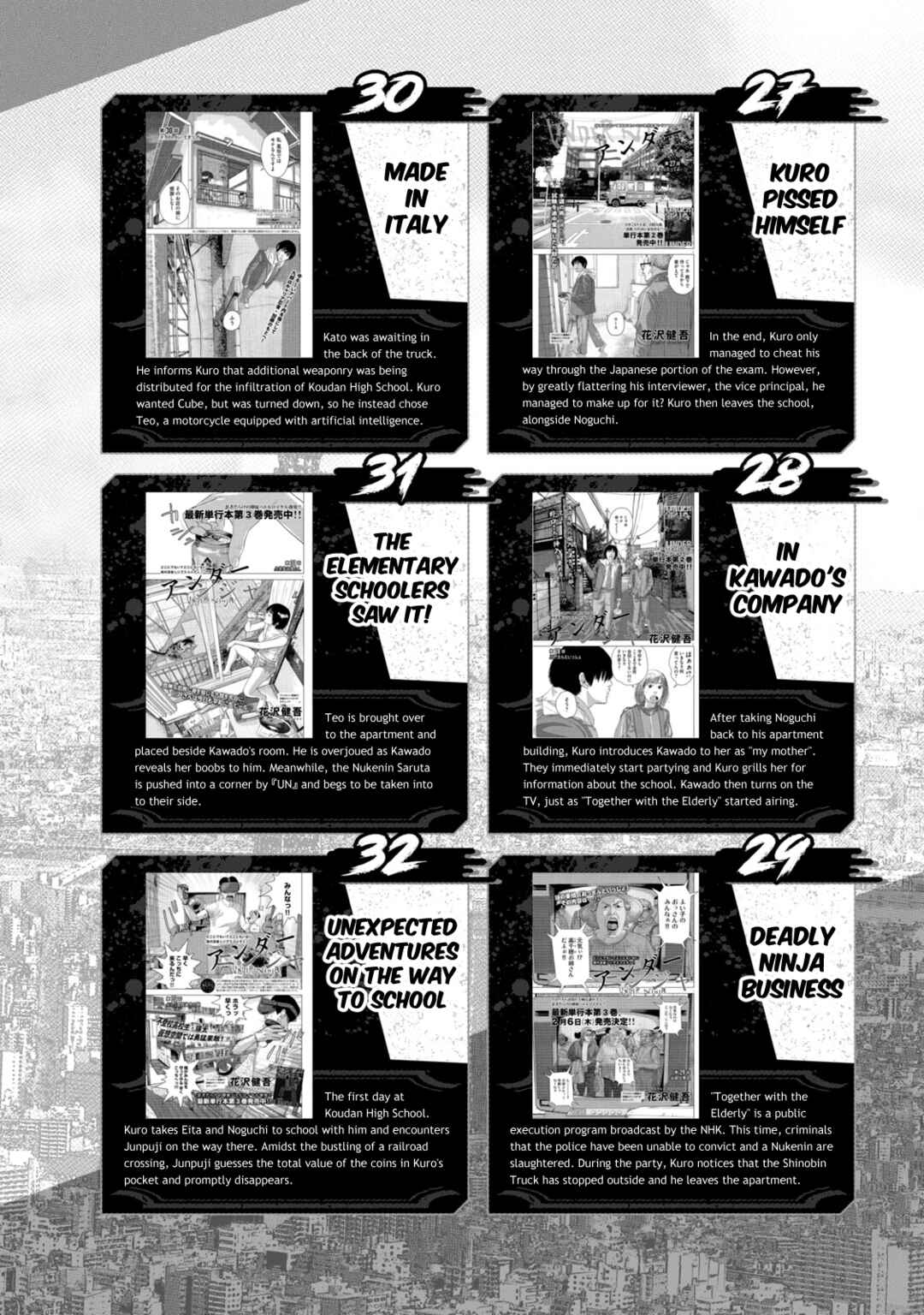 Page 6 Chapter 5 Under Ninja NIN NIN Official Manual