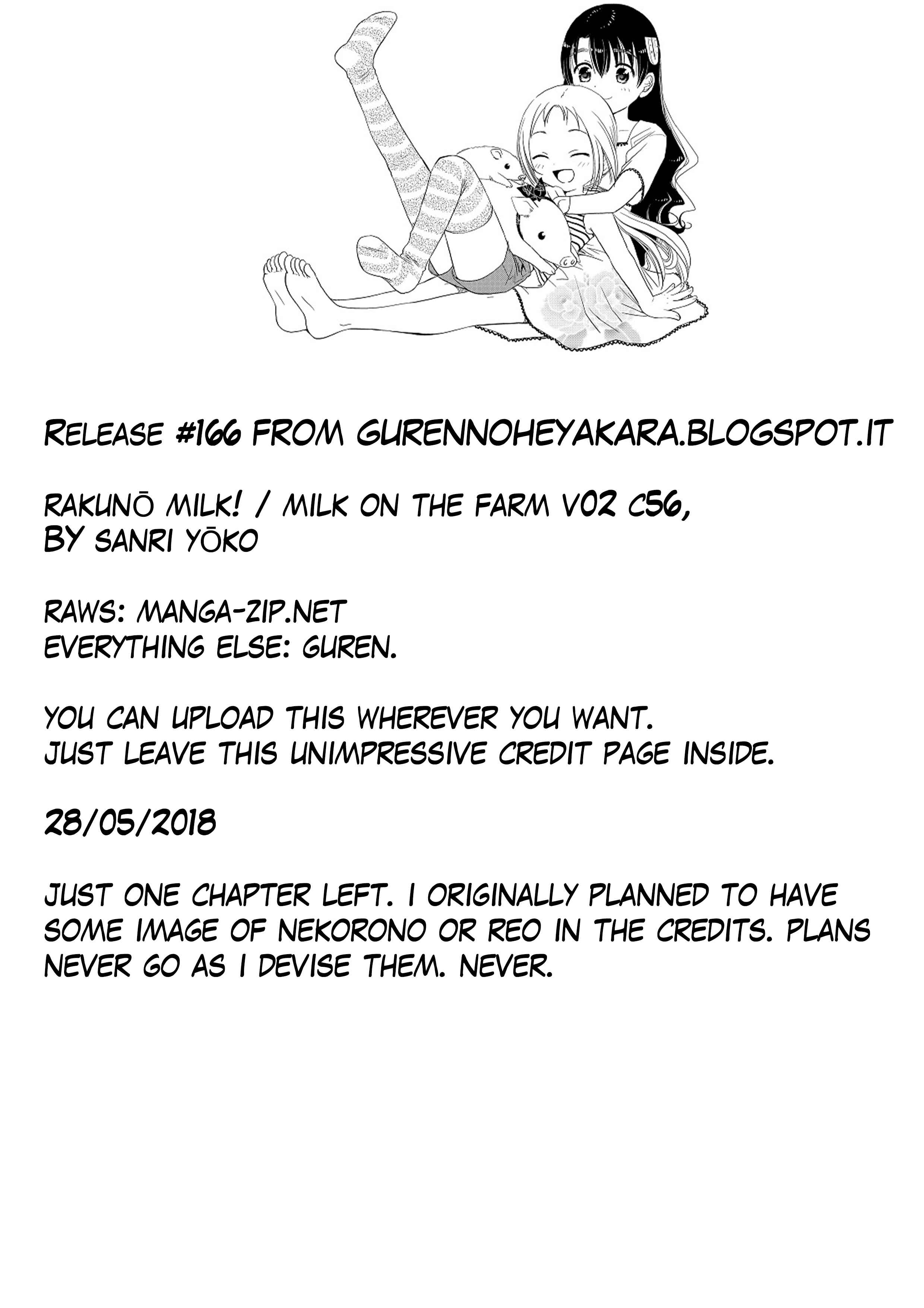 Page 7 Chapter 56 Rakunou Milk!