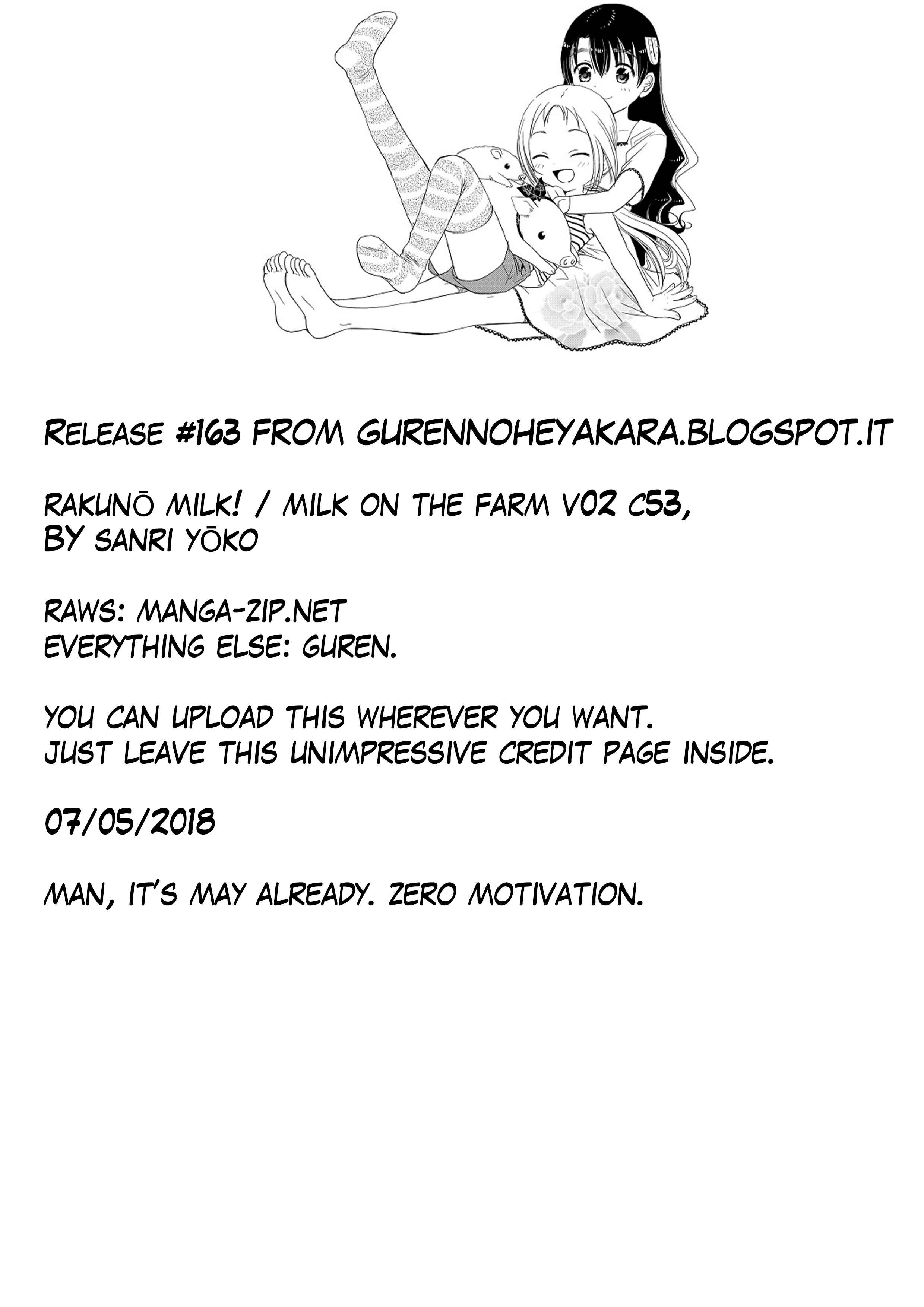 Page 7 Chapter 53 Rakunou Milk!