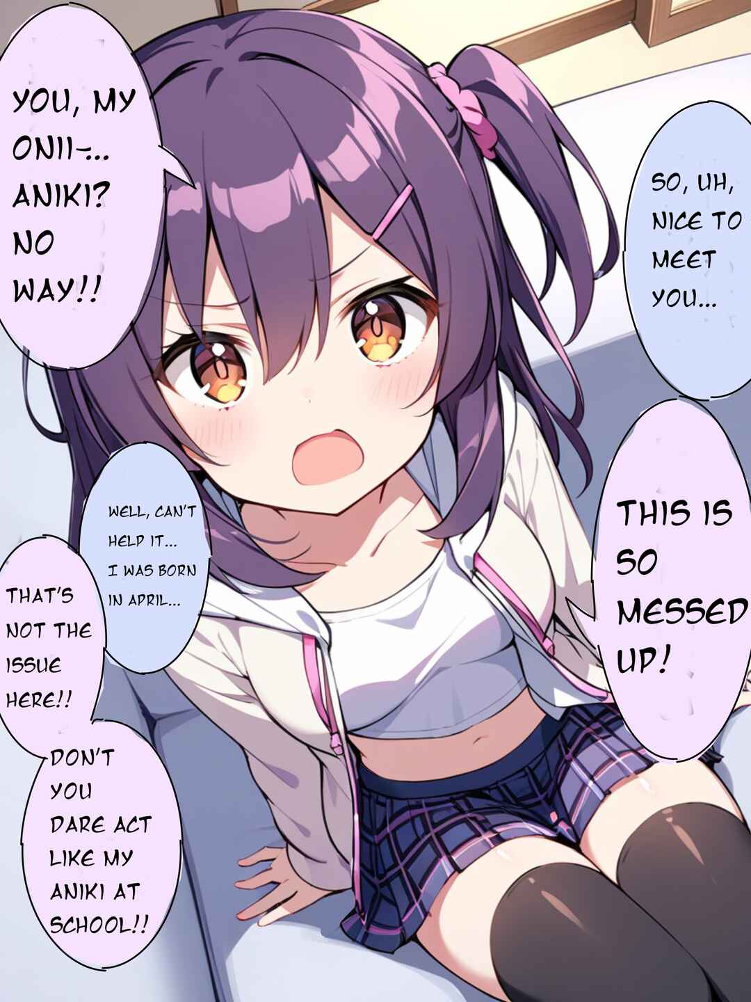 Page 1 Chapter 1 Totsuzen Imouto ni Natta Doukyuusei to Doukyo Suru Koto ni Natta Hanashi