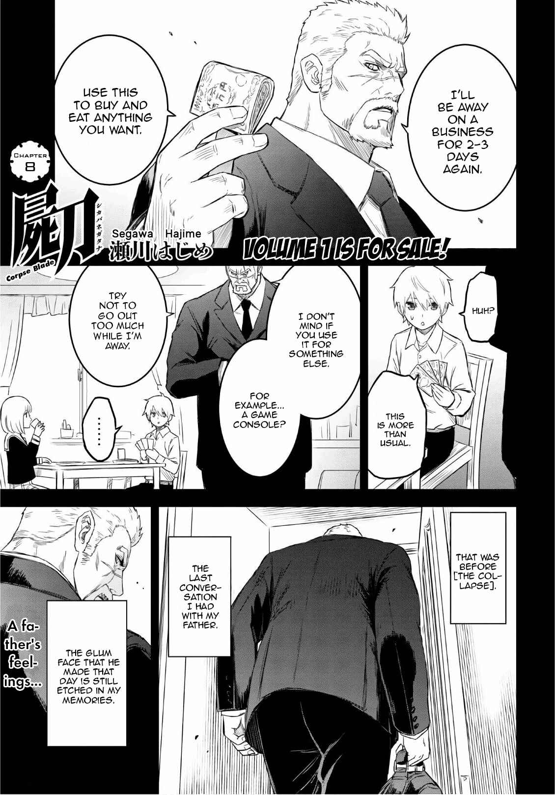Page 1 Chapter 8 Shikabane-Gatana
