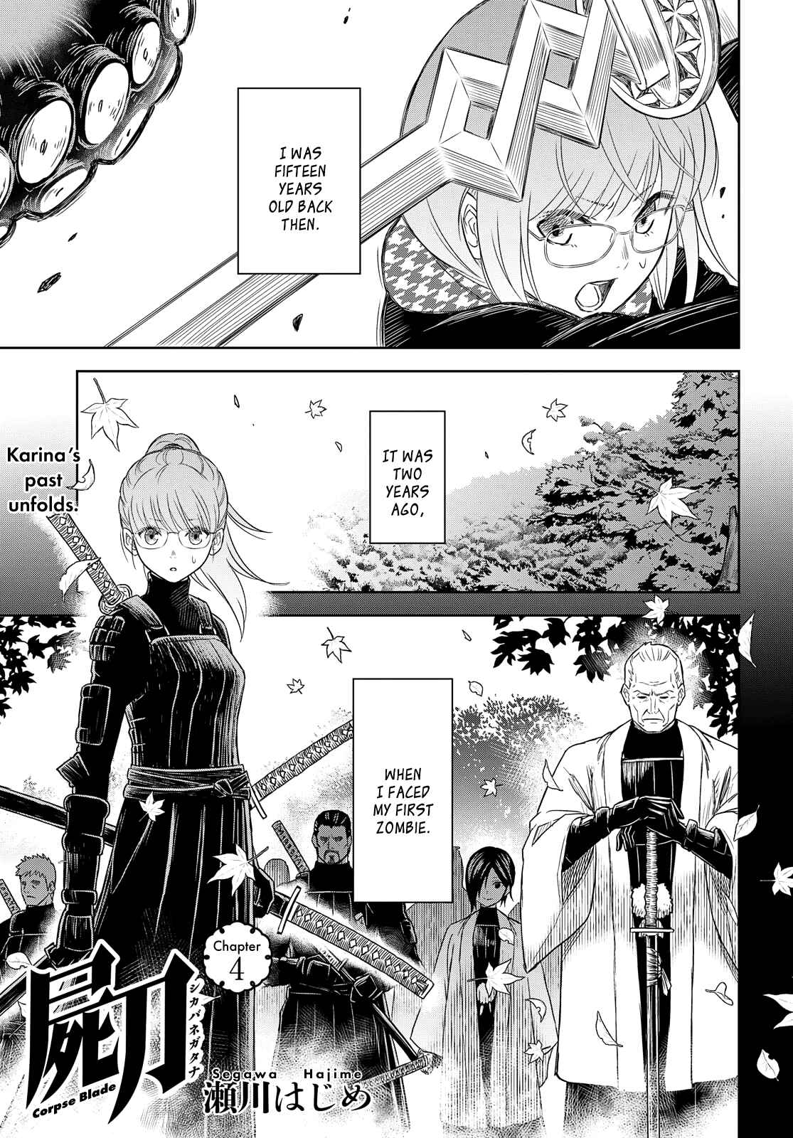 Page 1 Chapter 4 Shikabane-Gatana