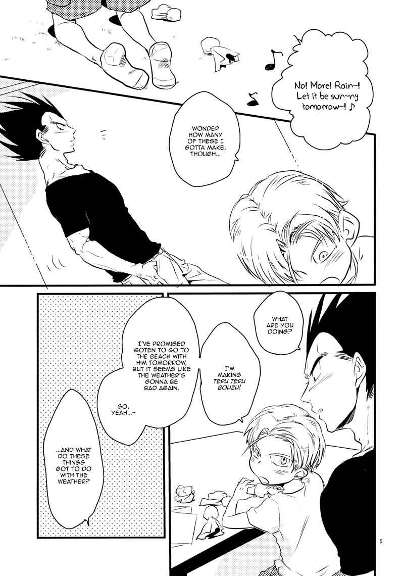 Page 5 Chapter Unknown_41af Dragon Ball Z - Lets hope for a sunny day (Doujinshi)