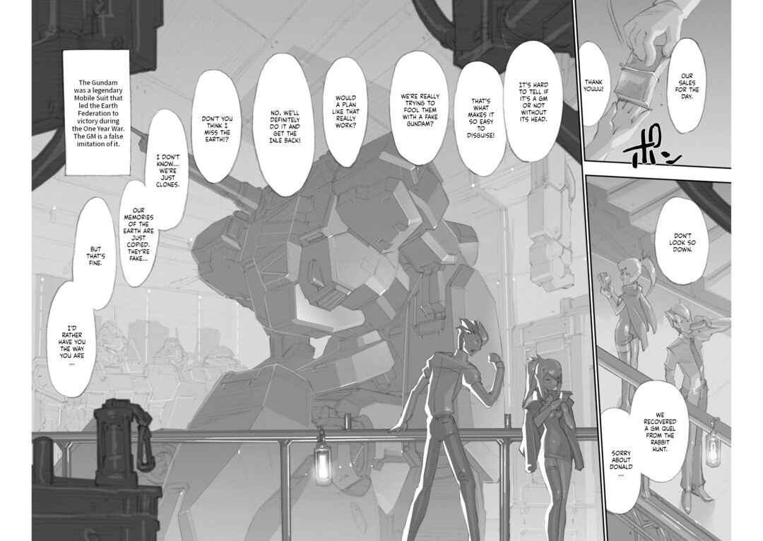 Page 13 Chapter 4 Advance of Zeta Re-Boot: Gundam Inle - Black Rabbit Had a Dream