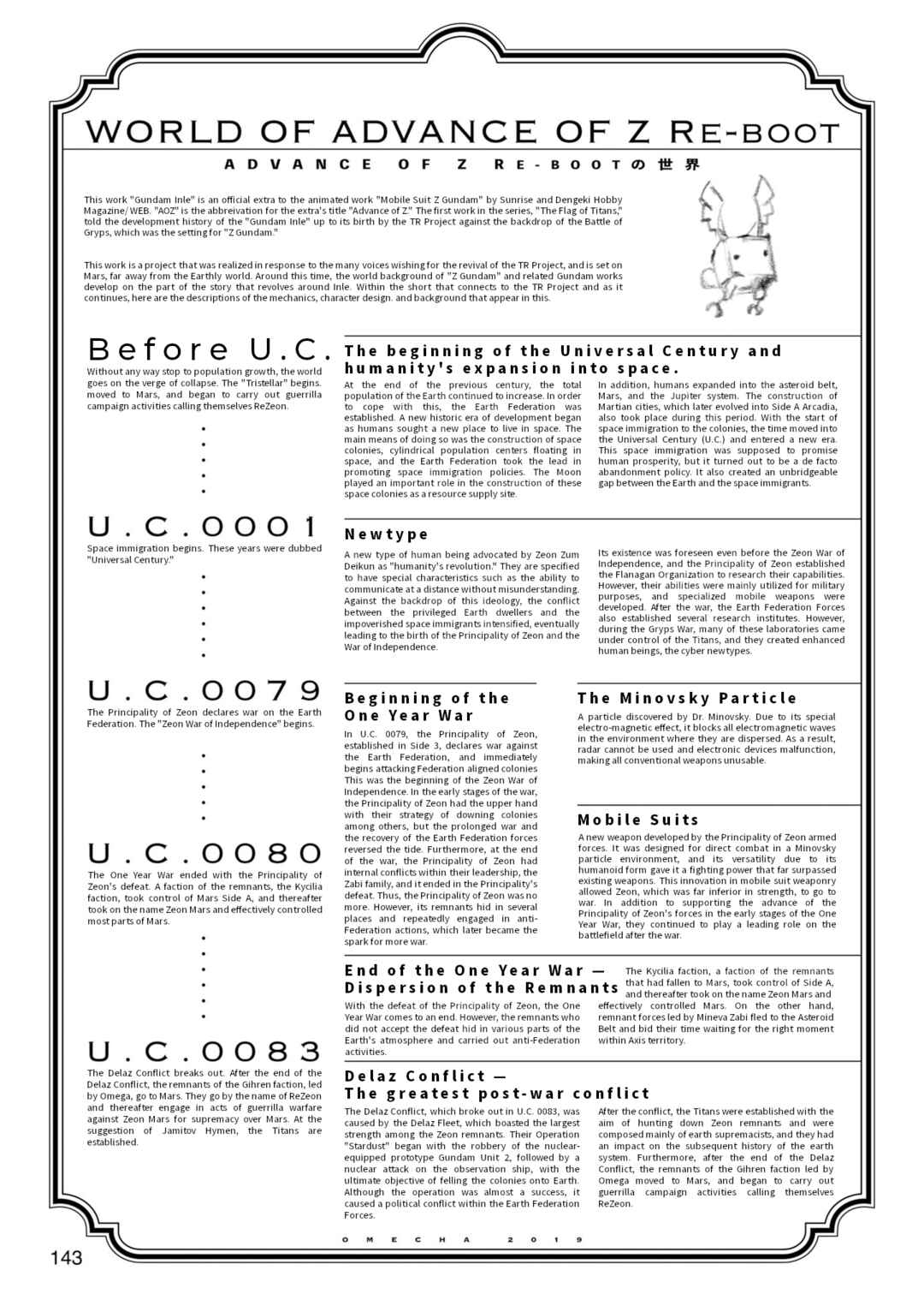 Page 6 Chapter 7.5 Advance of Zeta Re-Boot: Gundam Inle - Black Rabbit Had a Dream