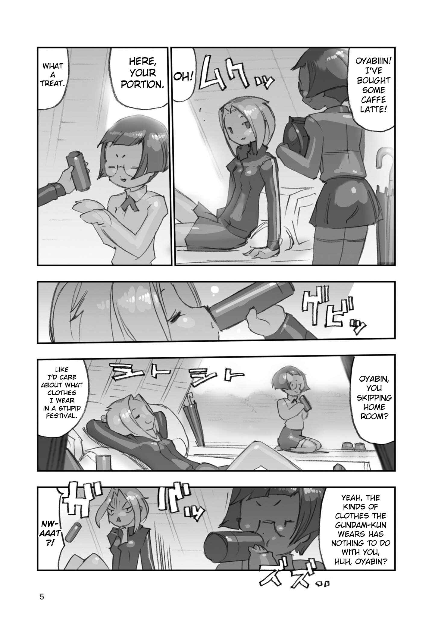 Page 8 Chapter 0 Advance of Zeta Re-Boot: Gundam Inle - Black Rabbit Had a Dream
