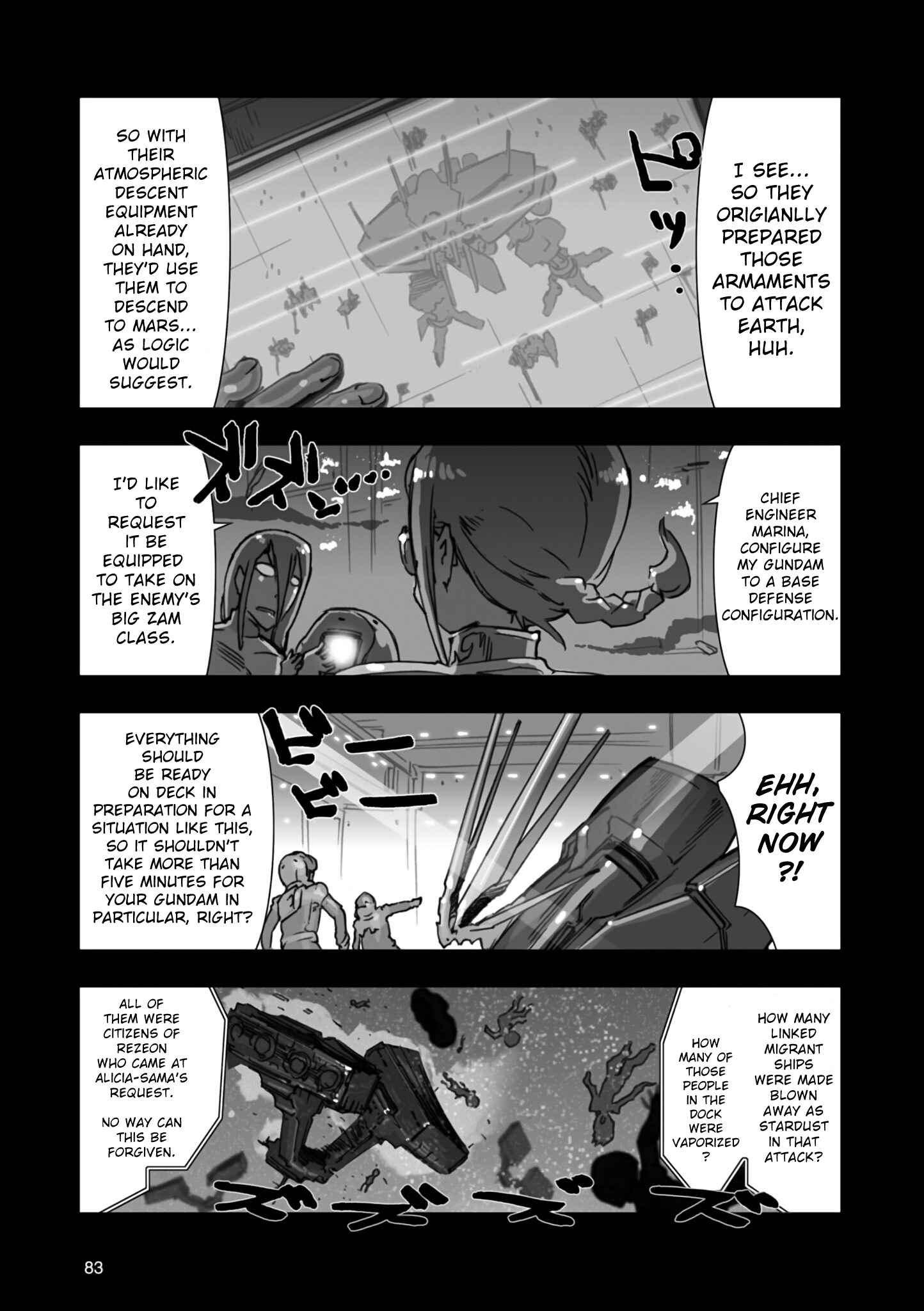 Page 4 Chapter 3 Advance of Zeta Re-Boot: Gundam Inle - Black Rabbit Had a Dream