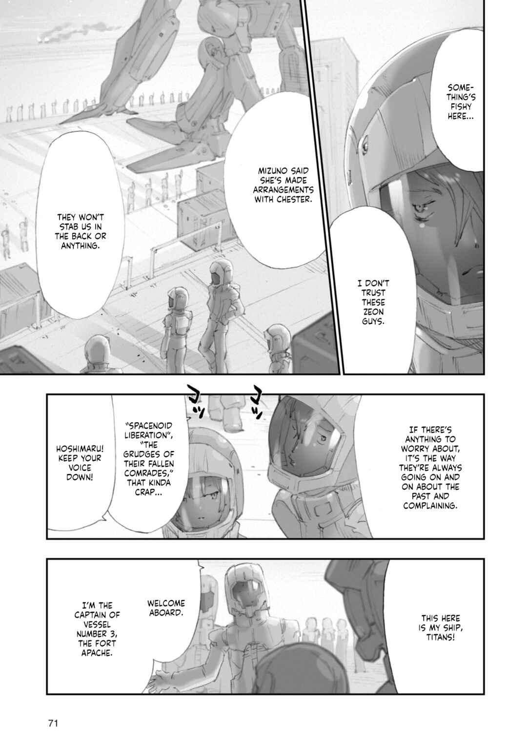 Page 5 Chapter 6 Advance of Zeta Re-Boot: Gundam Inle - Black Rabbit Had a Dream