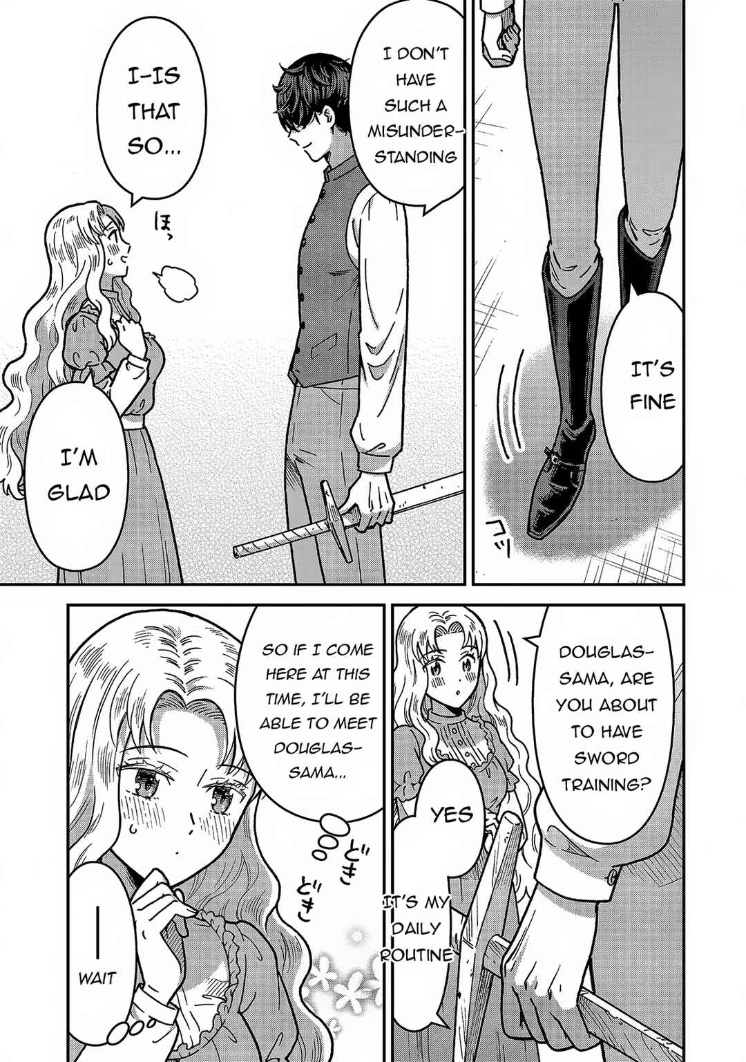 Page 19 Chapter 5 Nenrei Seigentsuki Otome Game no Akuyaku Reijou desu ga, Katabutsu Kishi-sama ga Yuushuu Sugite R Event ga Issai Okinai