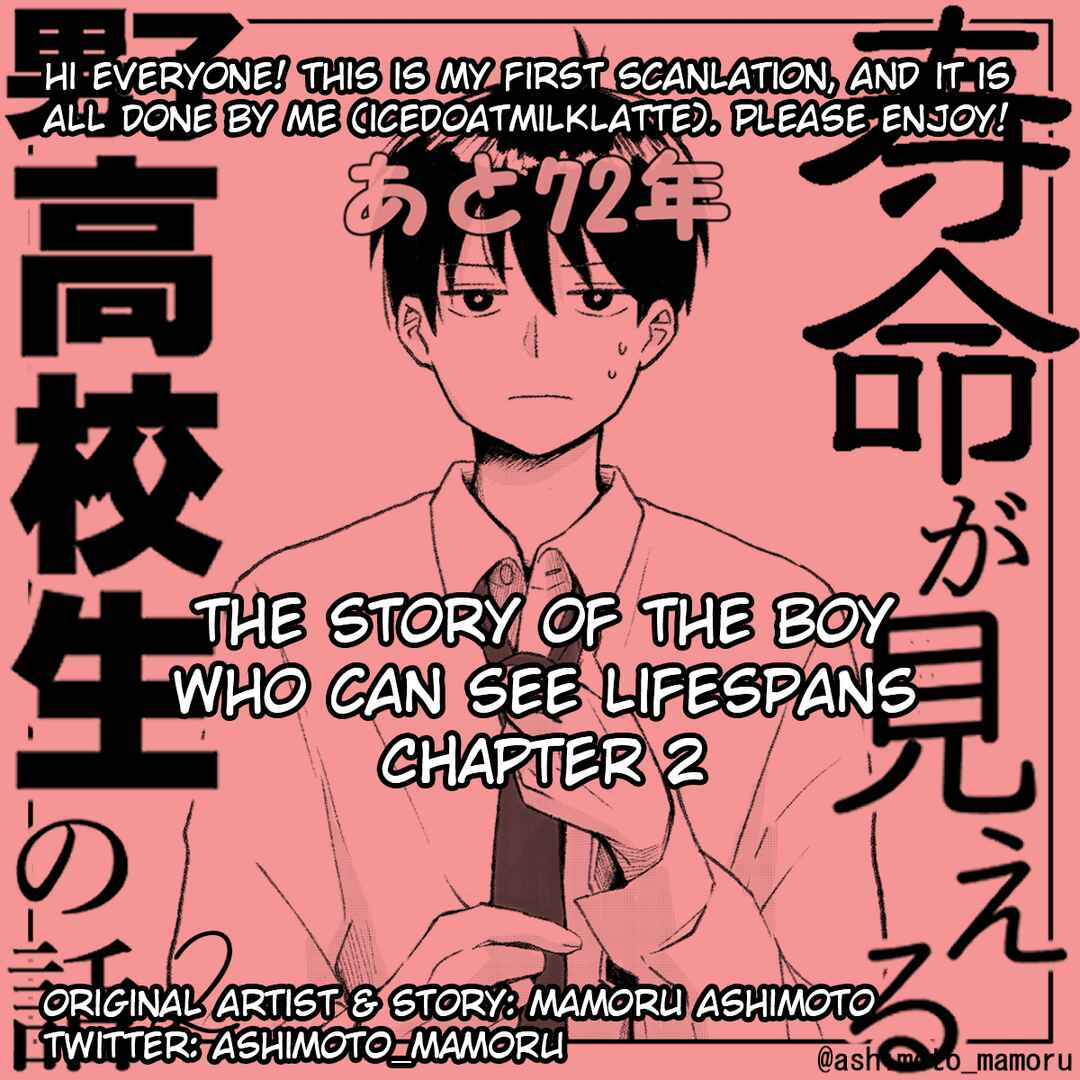 Page 1 Chapter 2 The Story of a Boy Who Can See Lifespans