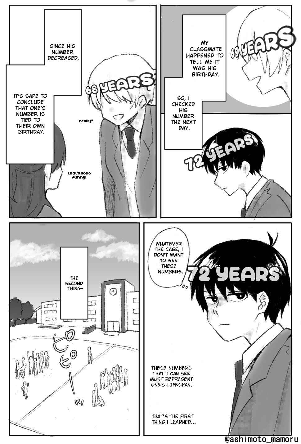 Page 6 Chapter 2 The Story of a Boy Who Can See Lifespans