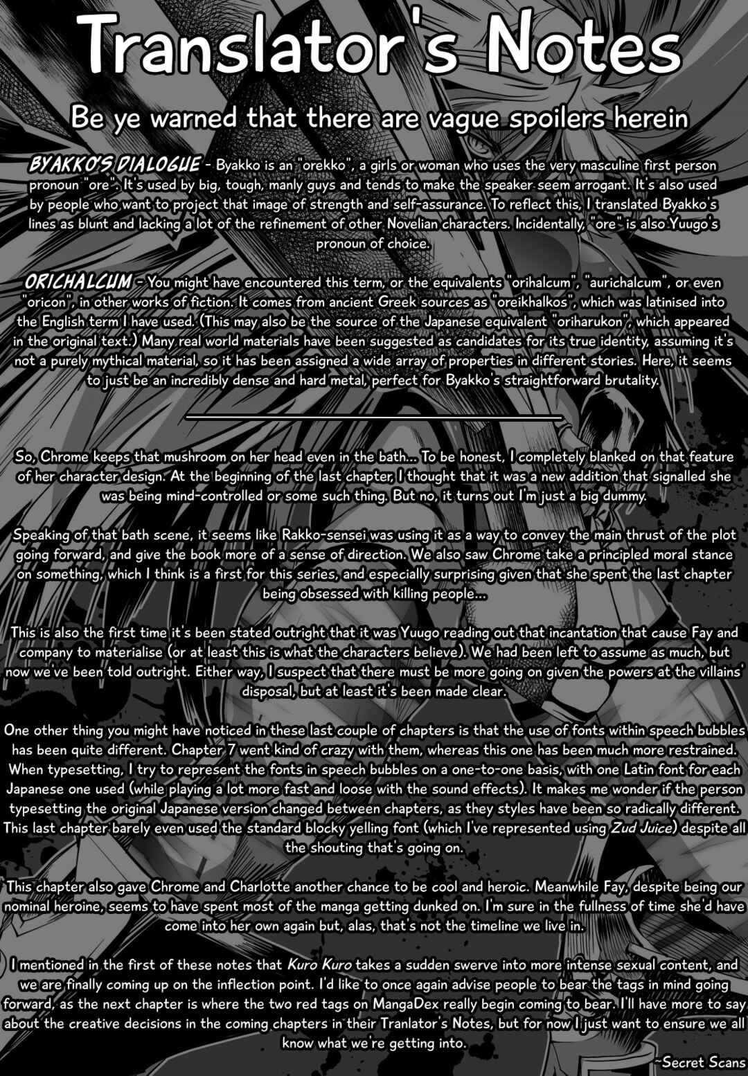 Page 34 Chapter 8 Kuro Kuro ~Black Chronicle~