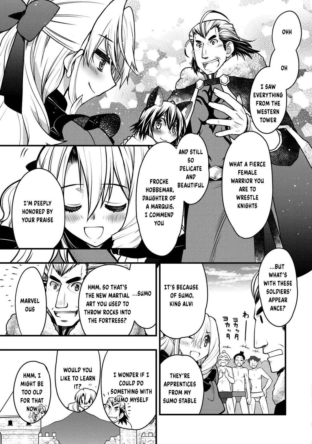 Page 40 Chapter 10 Oozumou Reijou ~Seijo ni Hirateuchi wo Kuratta Shunkan Sumou Budatta Zense wo Omoidashita Akuyaku Reijou no Watashi wa sute Neko Ouji ni Chanko wo Furumaitai Haadosukoidosukoi~
