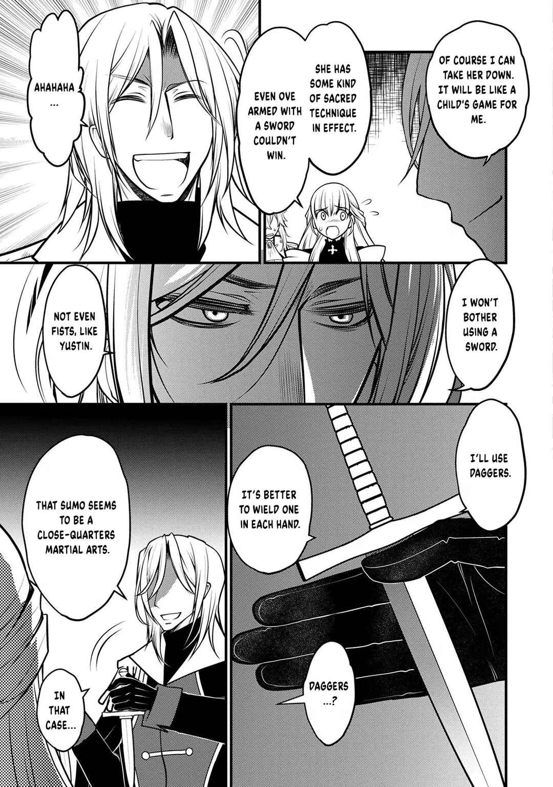 Page 27 Chapter 4 Oozumou Reijou ~Seijo ni Hirateuchi wo Kuratta Shunkan Sumou Budatta Zense wo Omoidashita Akuyaku Reijou no Watashi wa sute Neko Ouji ni Chanko wo Furumaitai Haadosukoidosukoi~