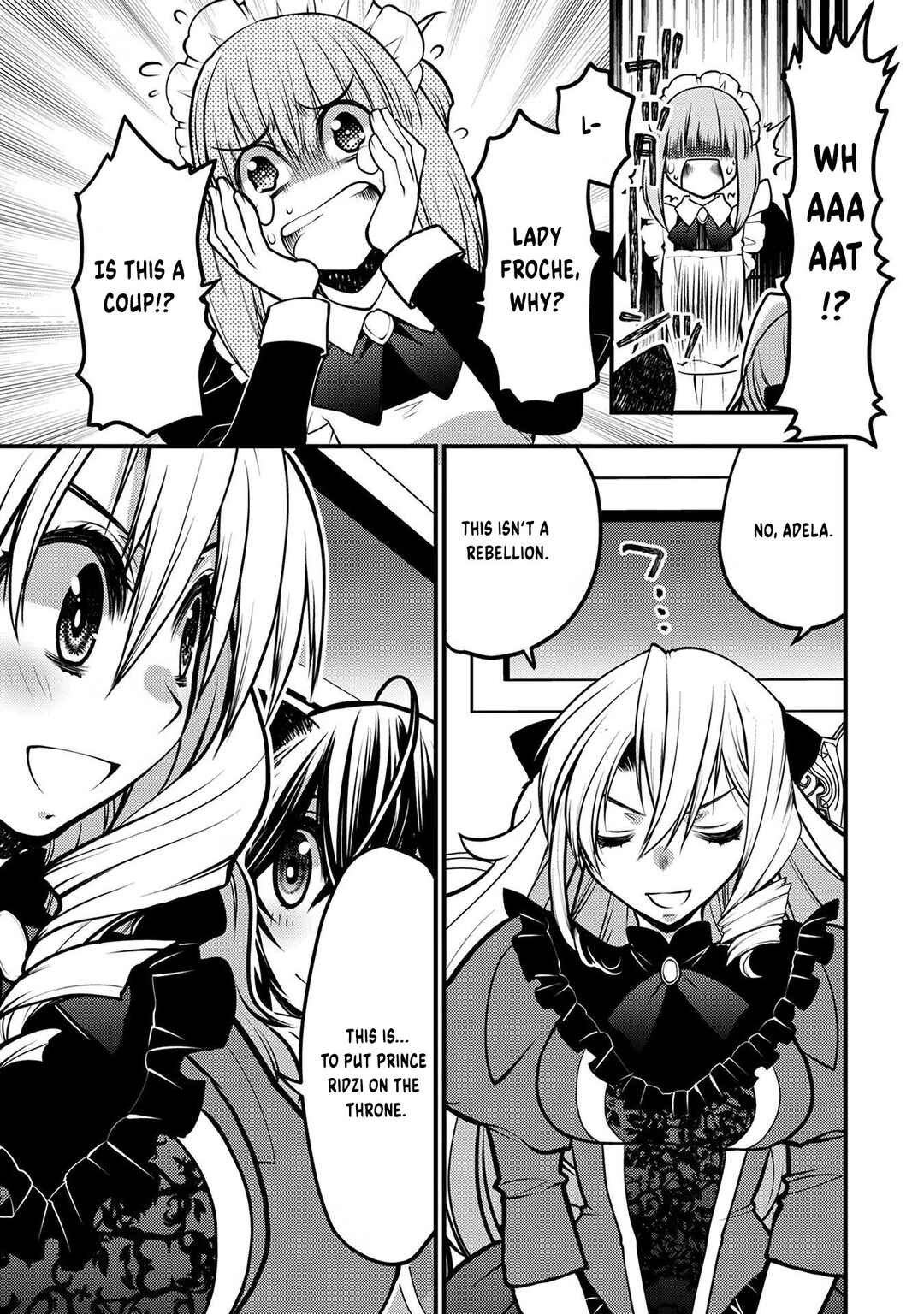 Page 39 Chapter 4 Oozumou Reijou ~Seijo ni Hirateuchi wo Kuratta Shunkan Sumou Budatta Zense wo Omoidashita Akuyaku Reijou no Watashi wa sute Neko Ouji ni Chanko wo Furumaitai Haadosukoidosukoi~