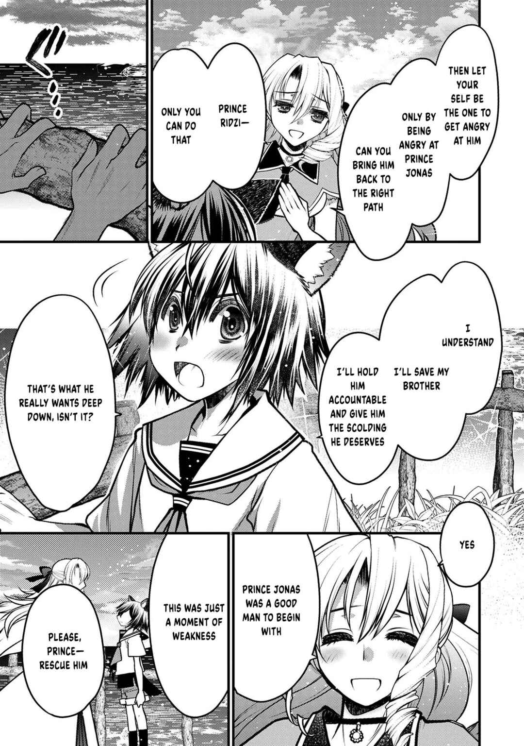 Page 34 Chapter 9 Oozumou Reijou ~Seijo ni Hirateuchi wo Kuratta Shunkan Sumou Budatta Zense wo Omoidashita Akuyaku Reijou no Watashi wa sute Neko Ouji ni Chanko wo Furumaitai Haadosukoidosukoi~