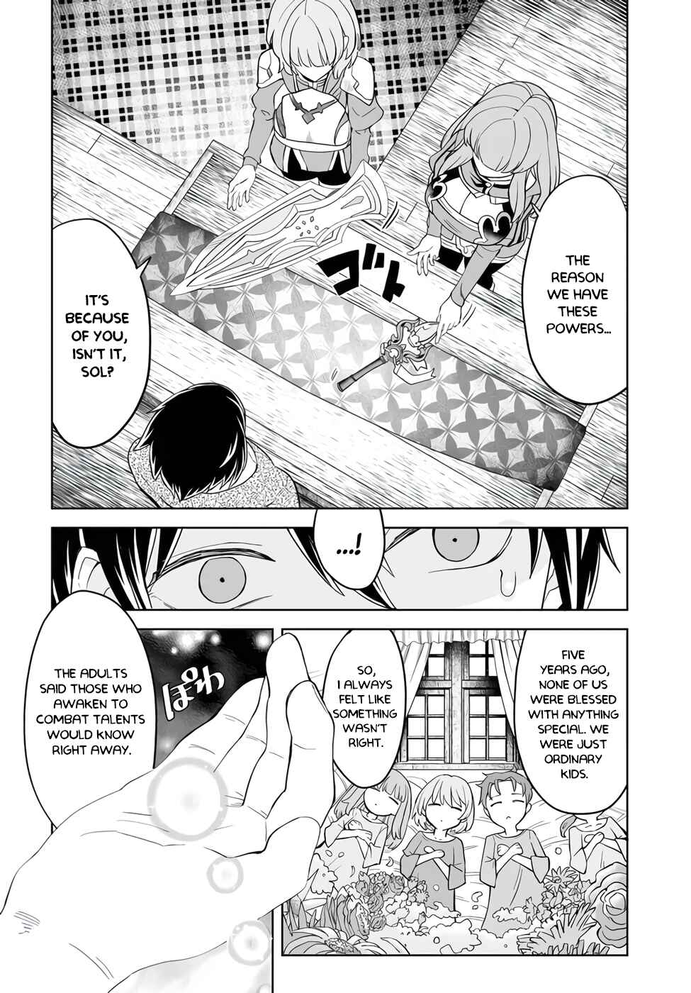 Page 5 Chapter 1.2 Kaibutsu-tachi o Suberu Mono: Saikyou no Shien Tokka Nouryoku de, Kizukeba Sekai Saikyou Party ni!