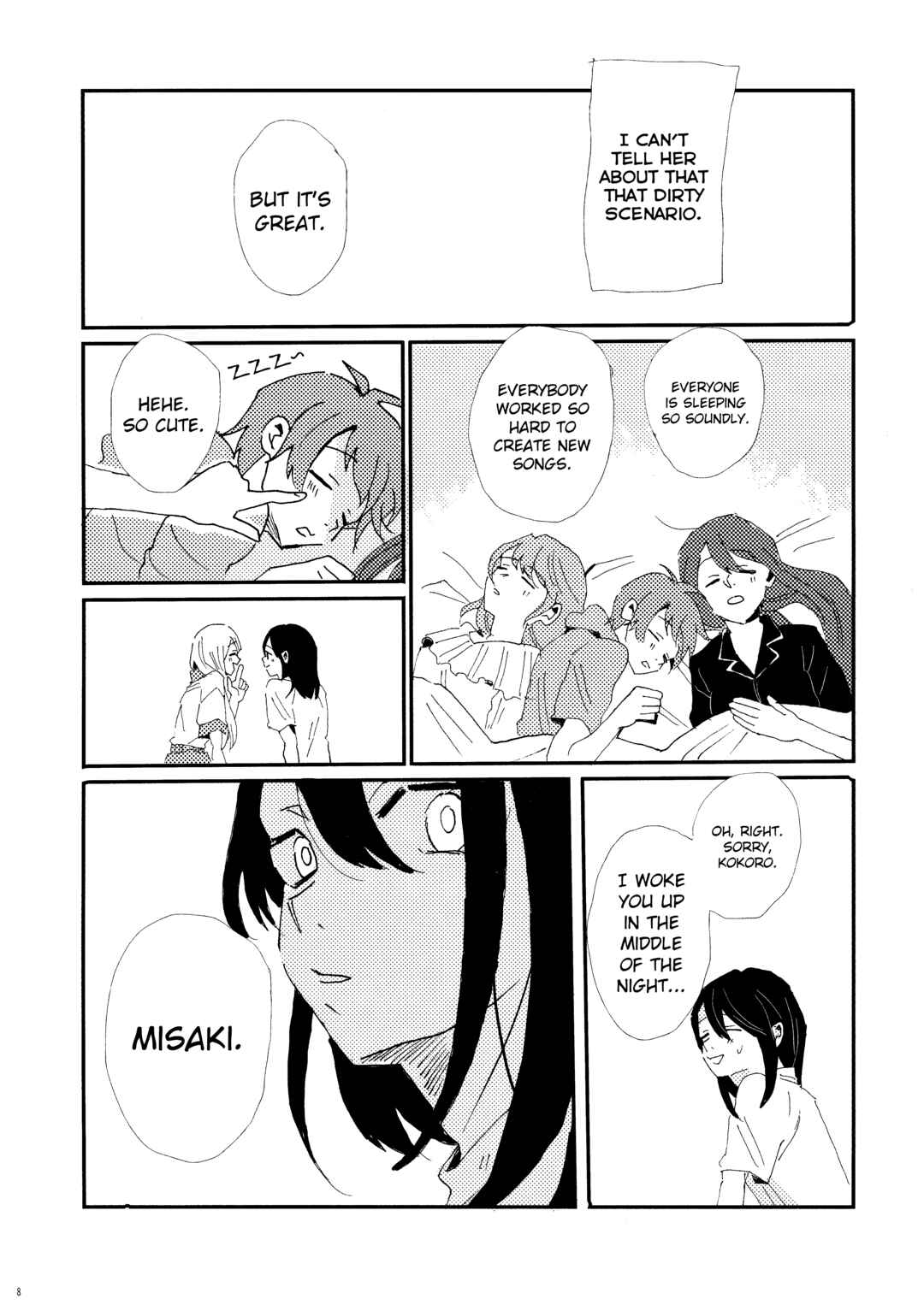 Page 10 Chapter Unknown_fe2f BanG Dream! - It Cant Be Helped If We Meet In A Dream, Right? (Doujinshi)