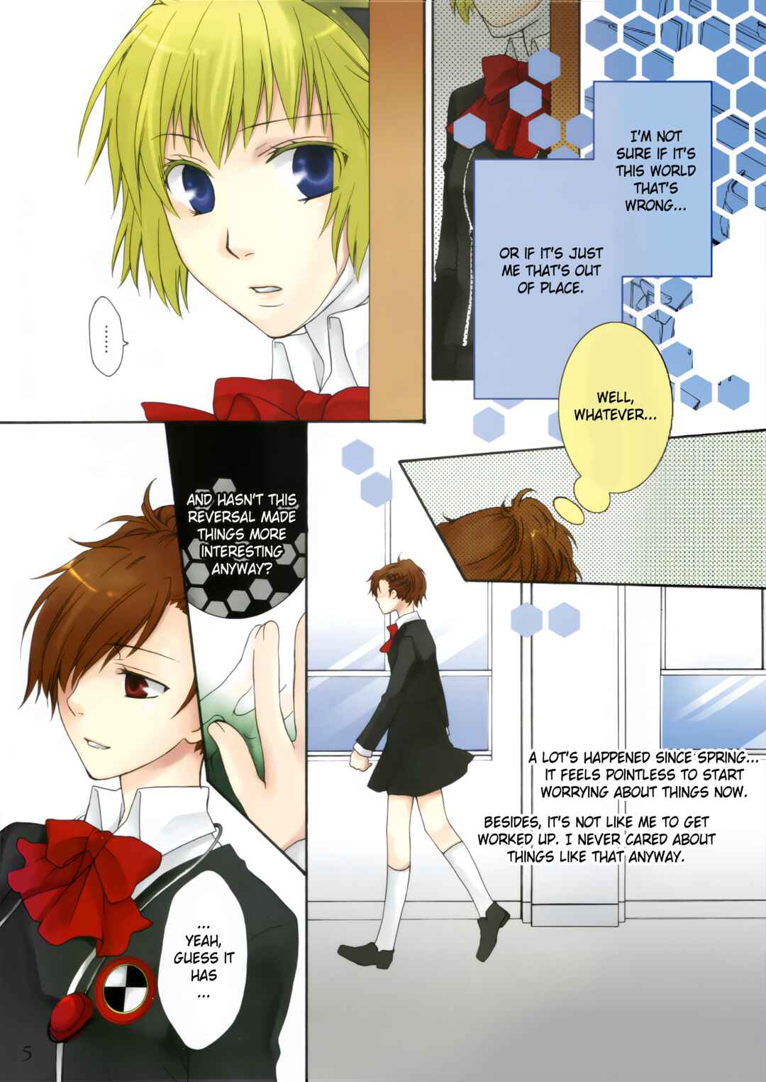 Page 5 Chapter Unknown_6b3d Persona 3 Portable Official Fanbook: Special Comic「Youth Without Youth. ~Kochou no Yume~」
