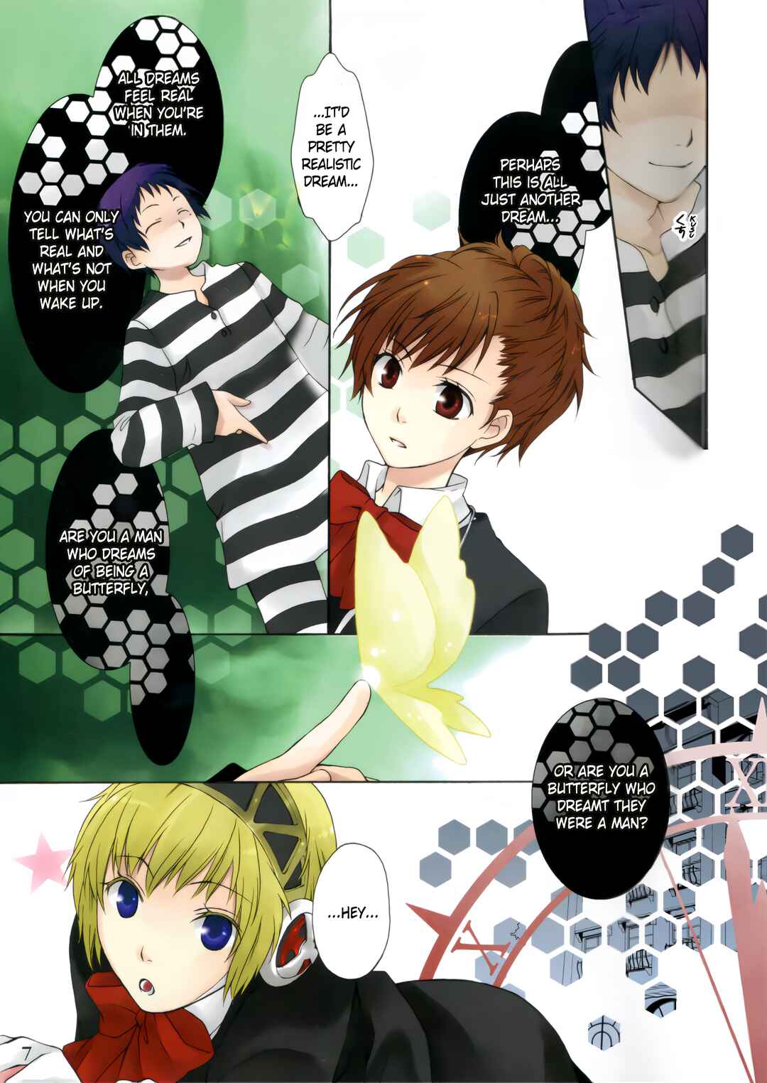 Page 7 Chapter Unknown_6b3d Persona 3 Portable Official Fanbook: Special Comic「Youth Without Youth. ~Kochou no Yume~」