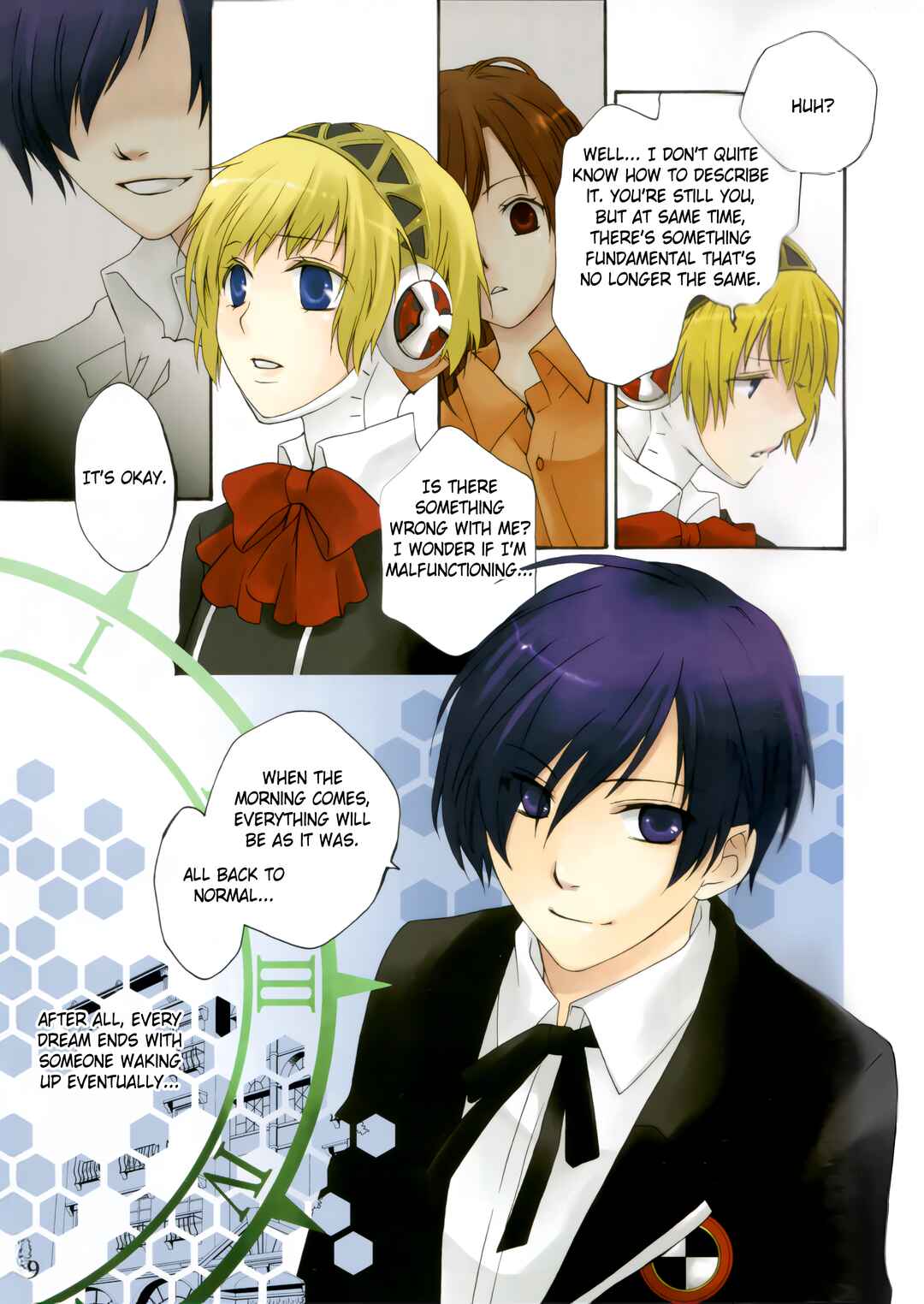 Page 9 Chapter Unknown_6b3d Persona 3 Portable Official Fanbook: Special Comic「Youth Without Youth. ~Kochou no Yume~」
