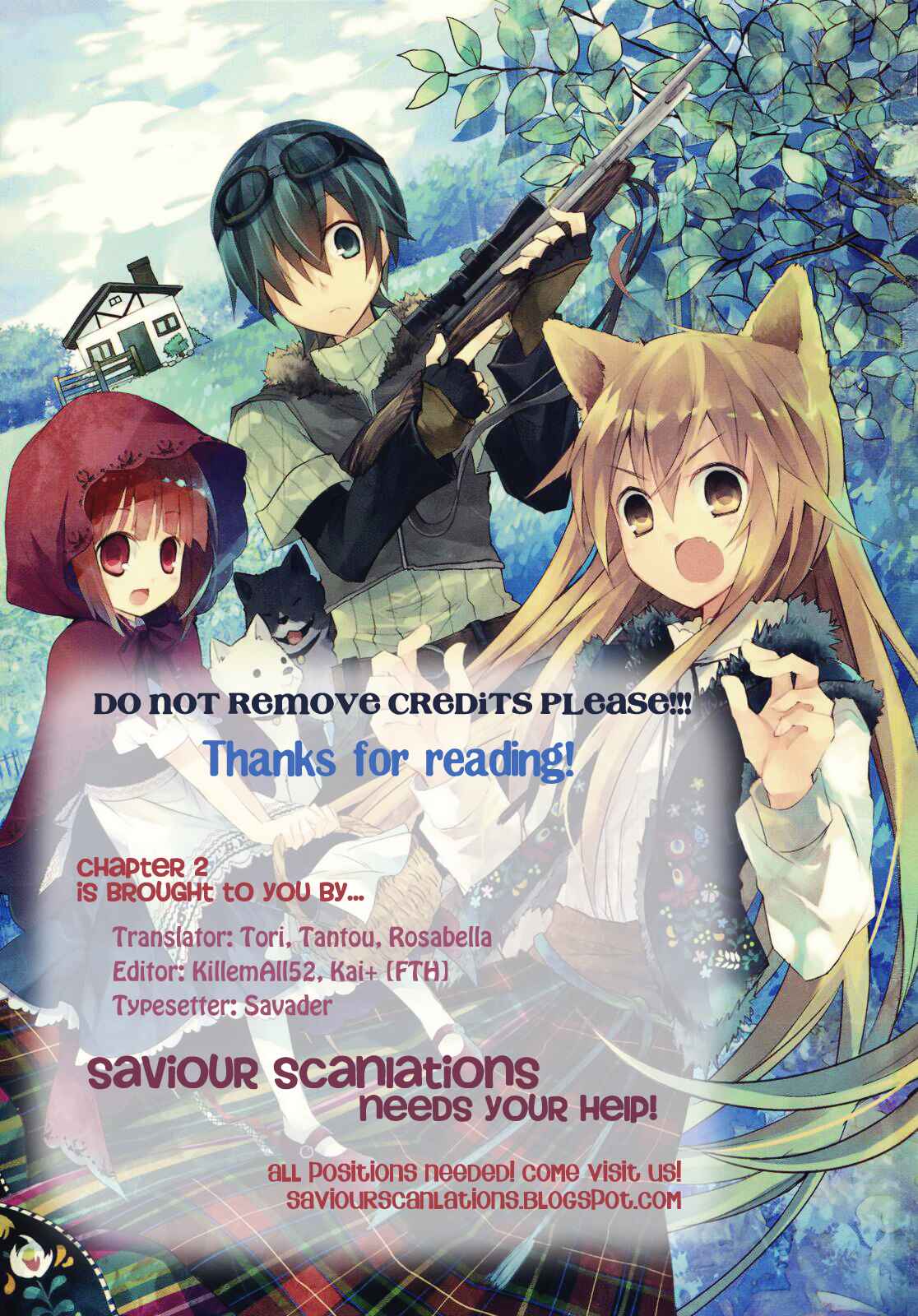 Page 1 Chapter 2 Ookami-san to Shichinin no Nakamatachi