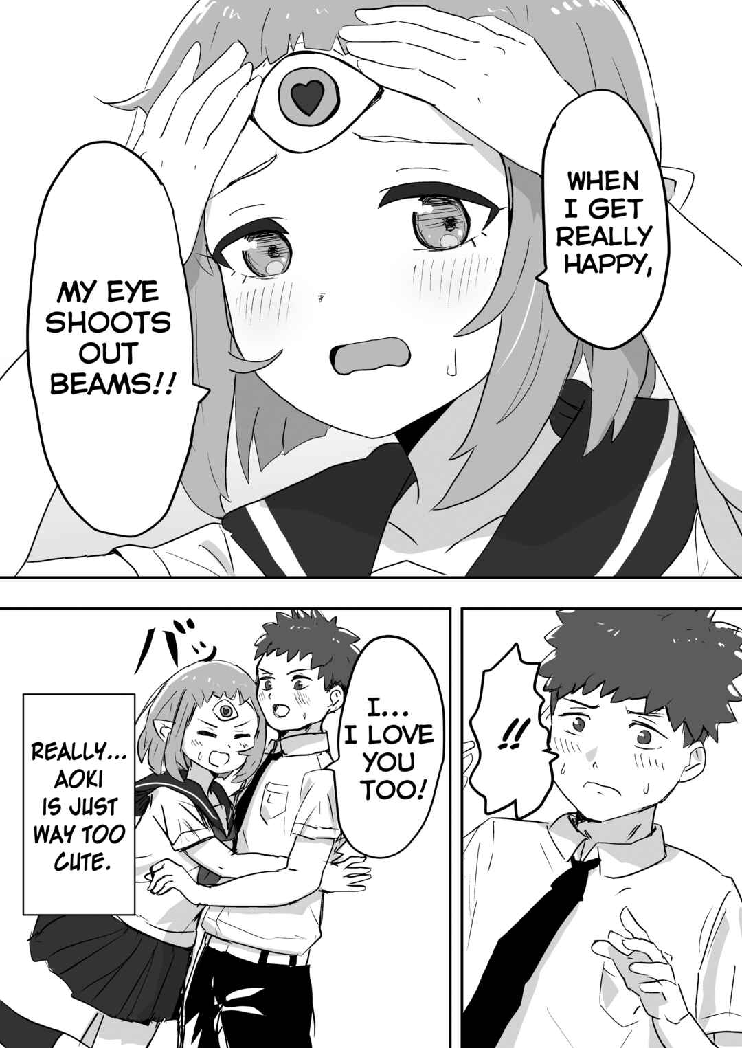 Page 4 Chapter Unknown_fdfe Mitsume no Onna no Ko ni Kokuhaku Suru Hanashi