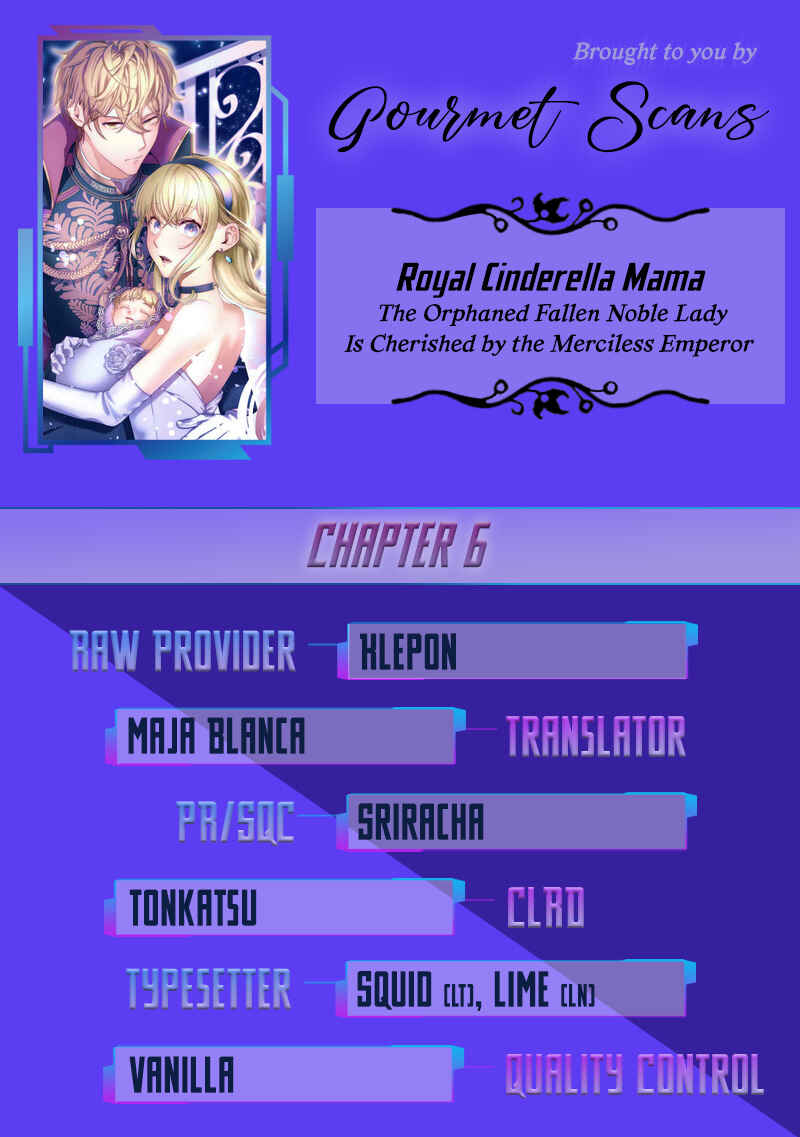 Page 1 Chapter 6 Royal Cinderella Mama: Tengai Kodoku no Botsuraku Reijou wa Reitetsu Koutei ni Dekiaisareru