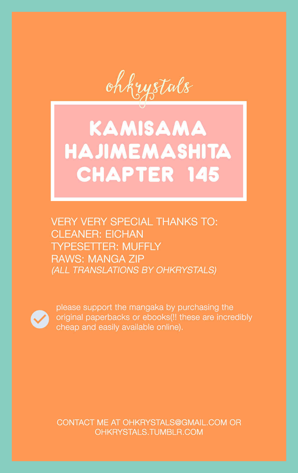Page 1 Chapter 145 Kamisama Hajimemashita