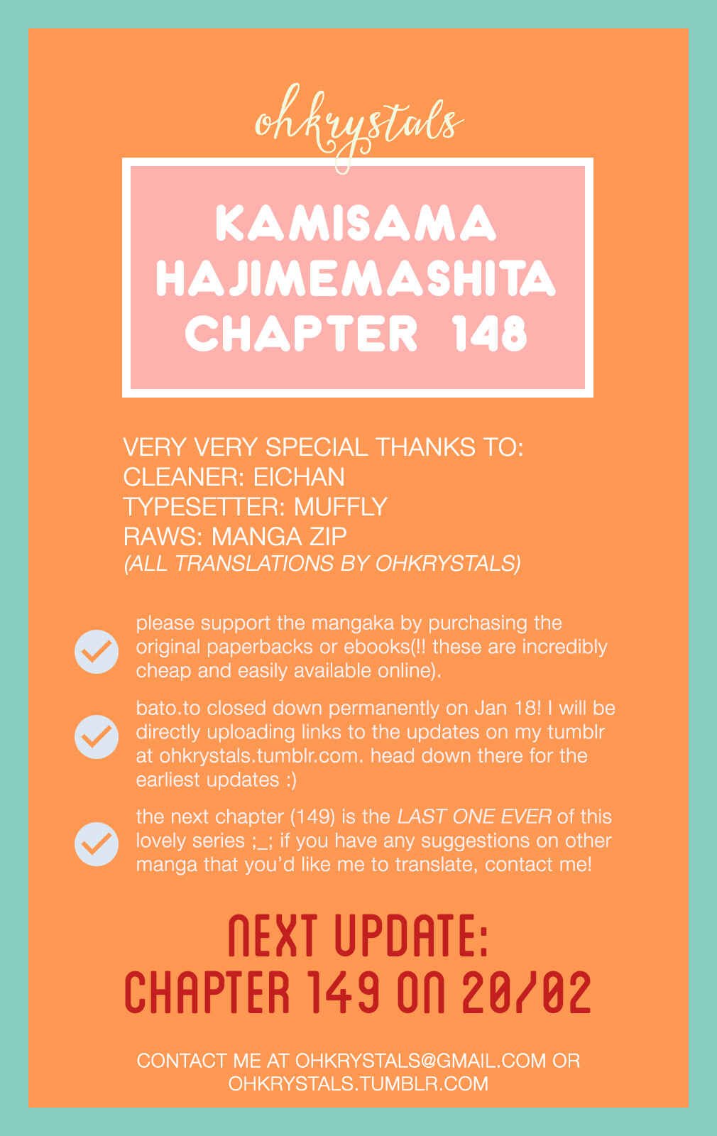 Page 1 Chapter 148 Kamisama Hajimemashita