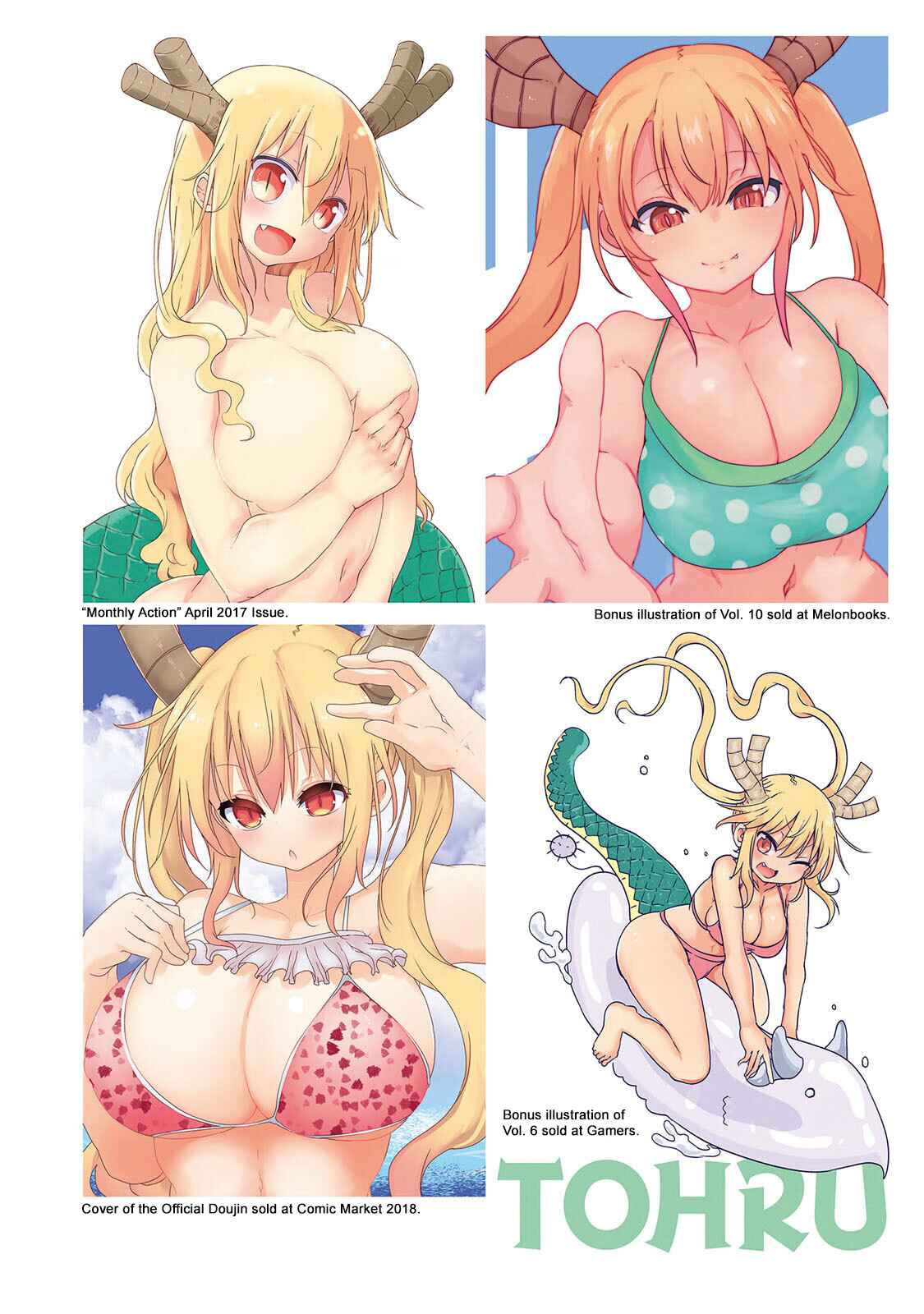 Page 4 Chapter 1 Kobayashi-san Chi no Maid Dragon Official Guidebook