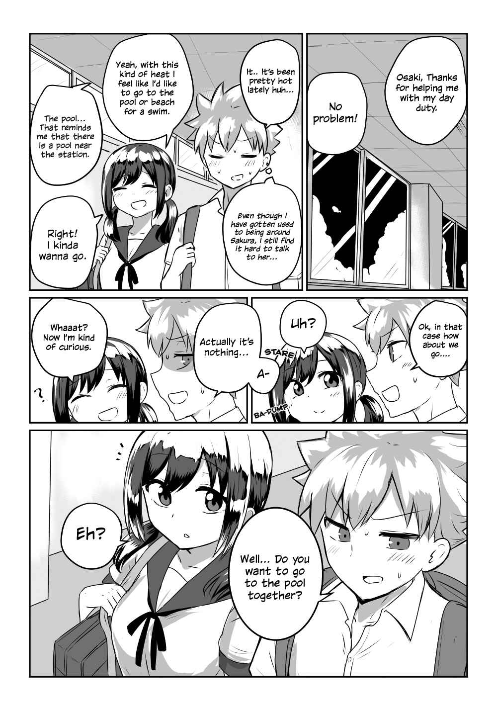 Page 1 Chapter 2 The Story of How I Sat Next to the Person I Like on the Morning Train