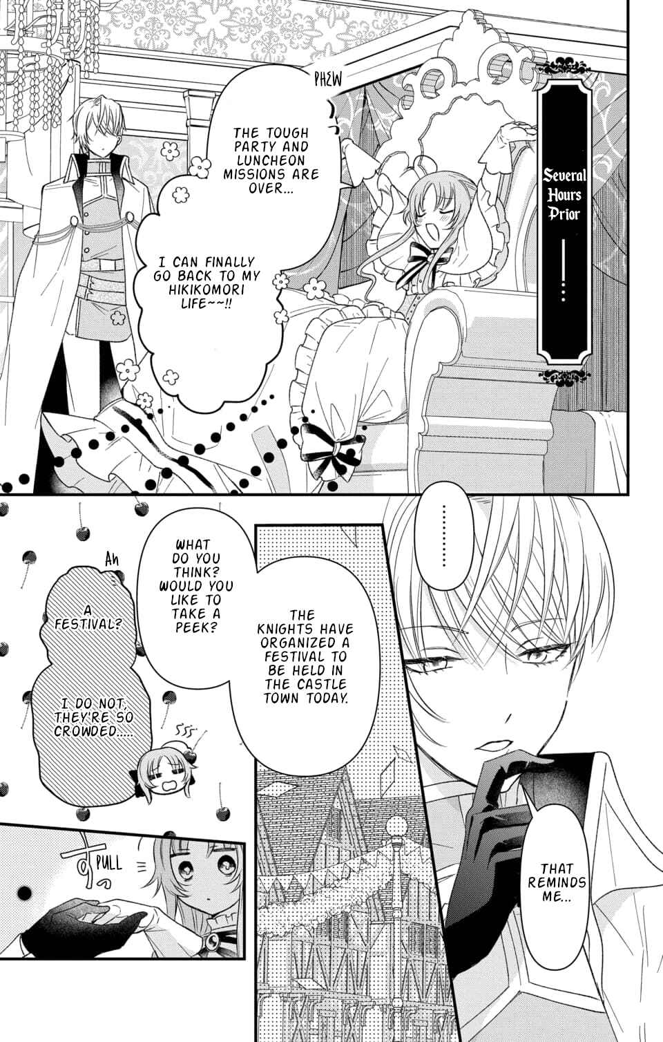 Page 3 Chapter 3 Hikikomori Hime to Dokuzetsu Kishi-sama