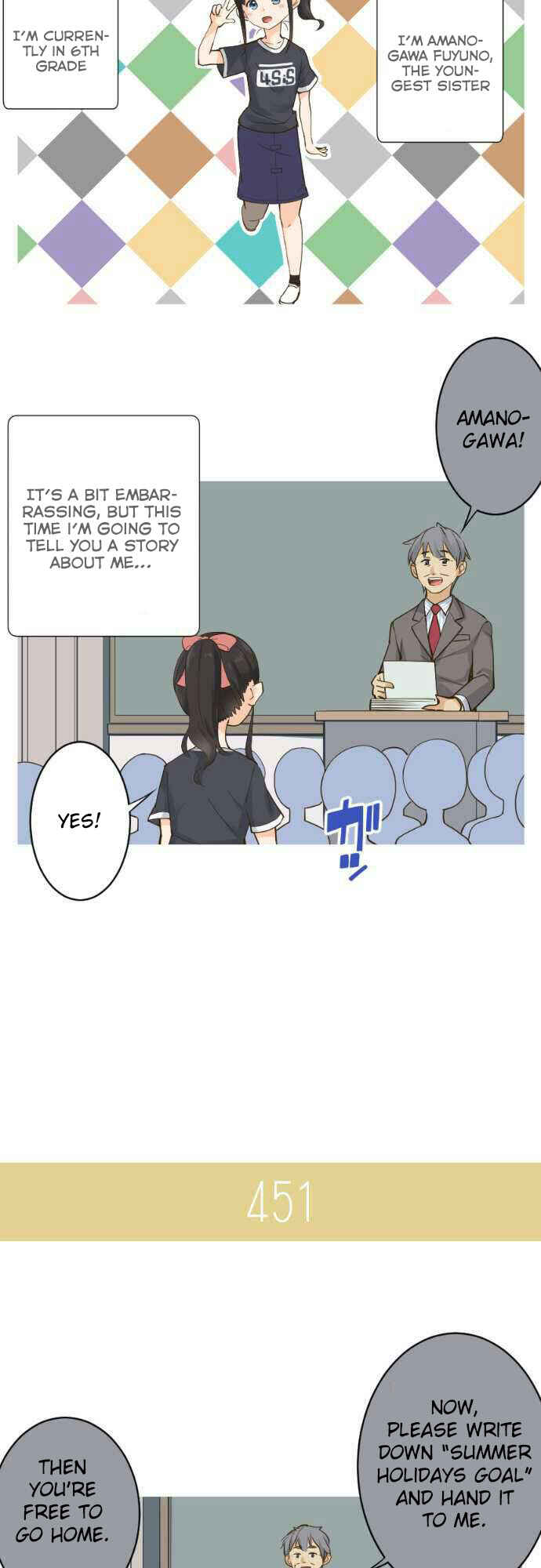 Page 3 Chapter 71 Amanogawa Ke no Yon Shimai