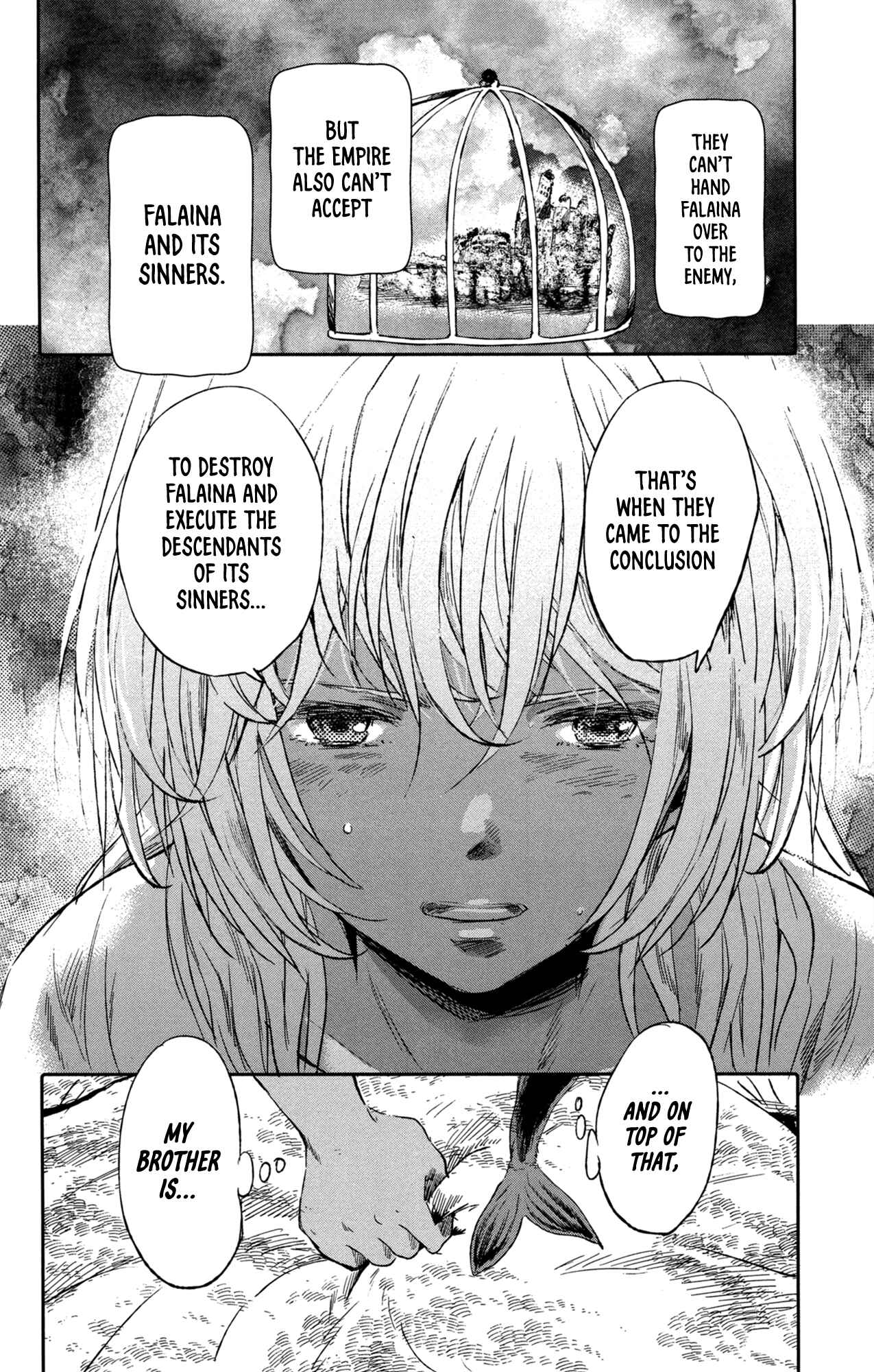 Page 42 Chapter 9 Kujira no Kora wa Sajou ni Utau