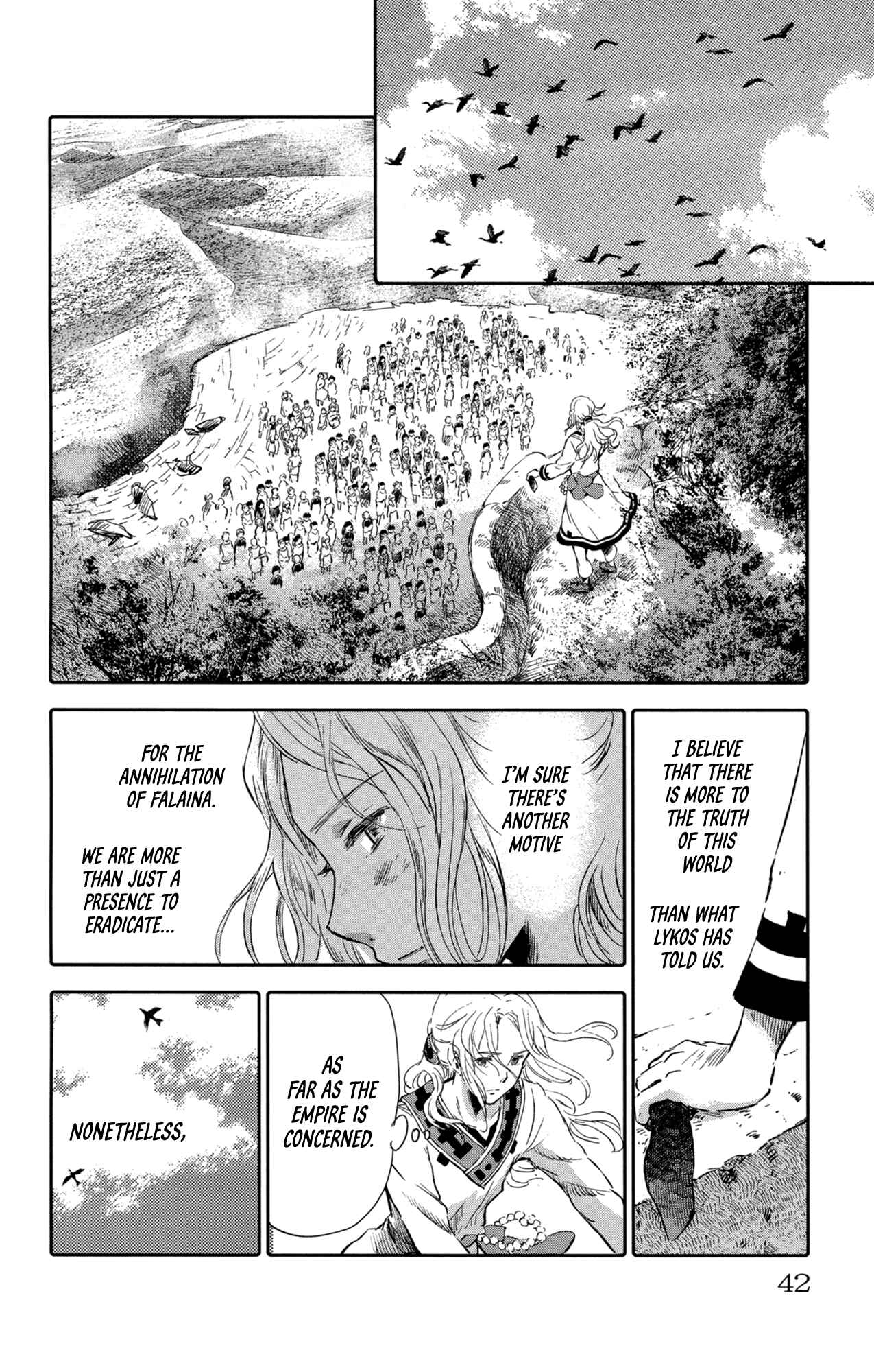Page 46 Chapter 9 Kujira no Kora wa Sajou ni Utau