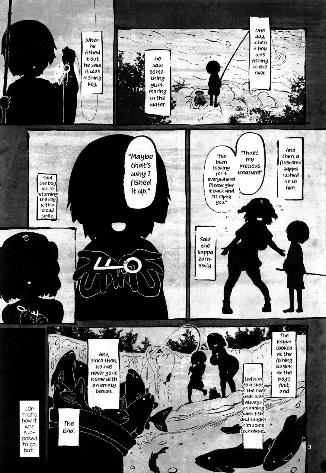 Page 3 Chapter Unknown_411e Touhou - The Story of a Boy Obsessed with a Kappa (Doujinshi)
