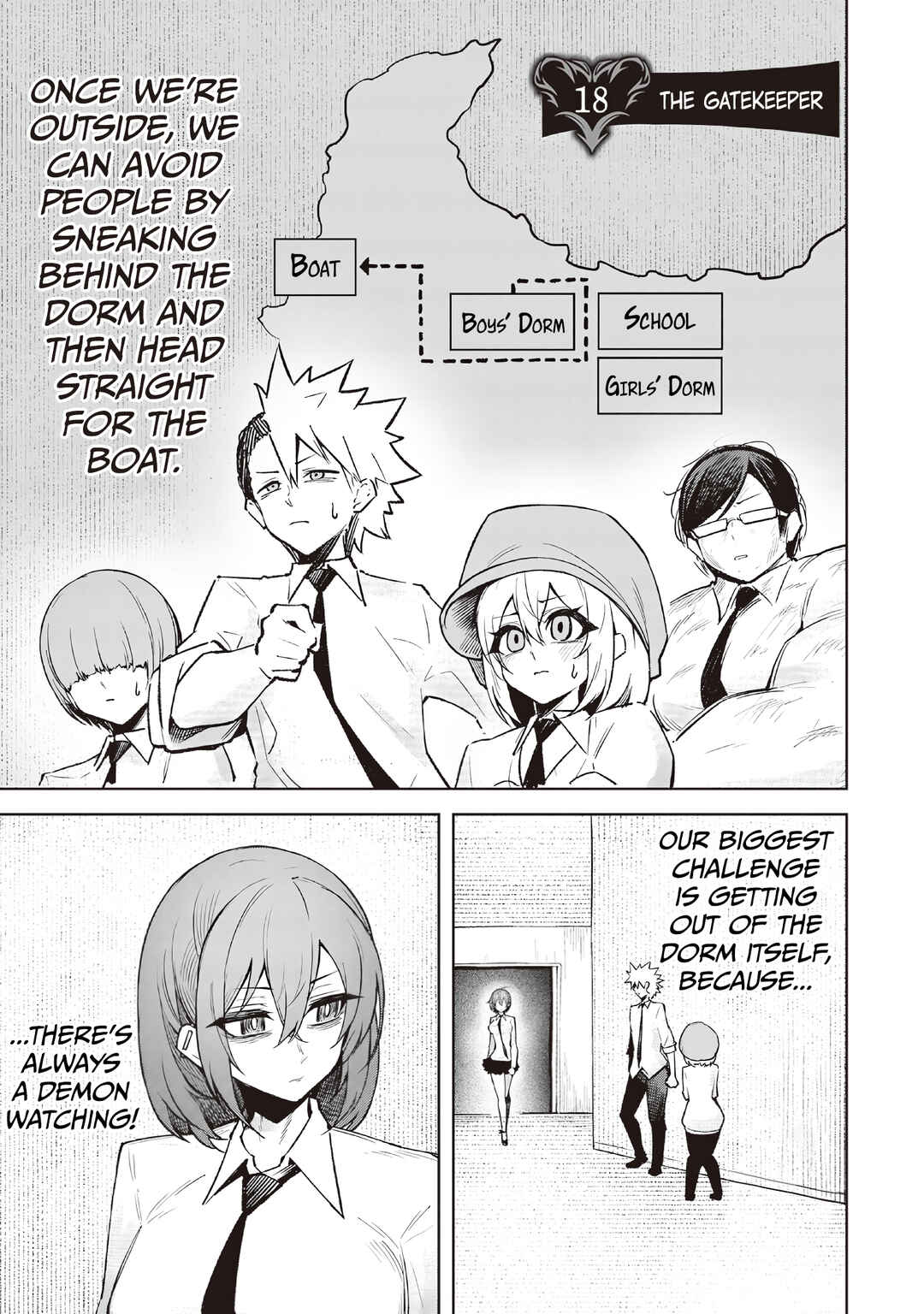 Page 1 Chapter 18 Tengoku de Akuma ga Boku wo Miwaku Suru