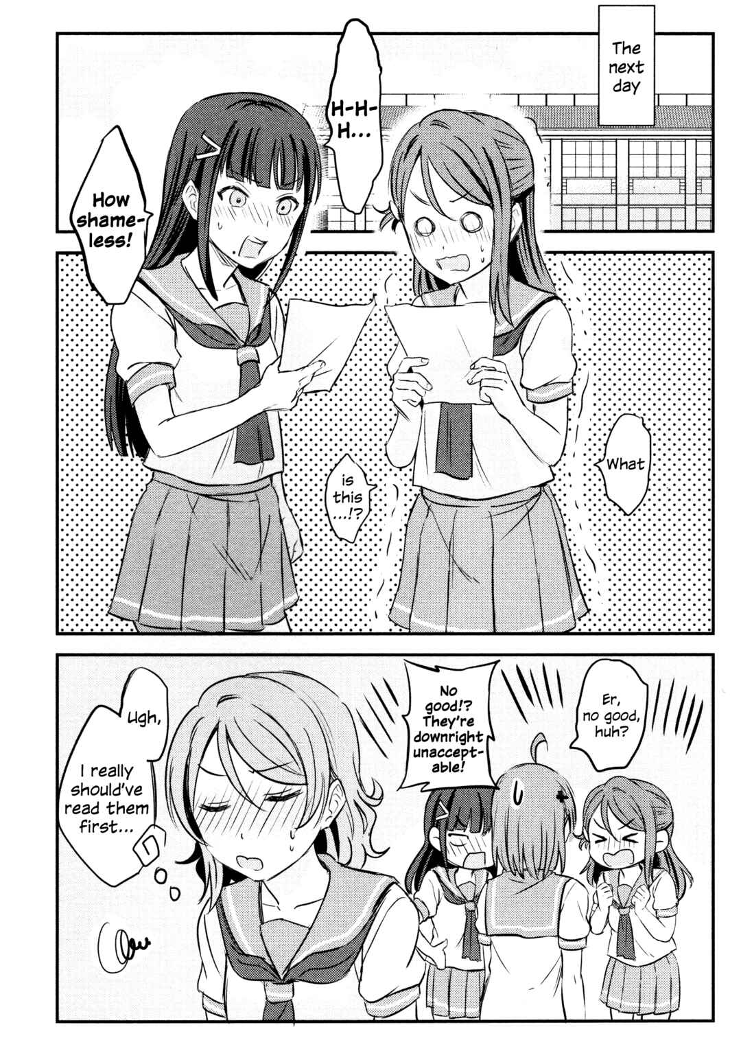 Page 26 Chapter 4 Love Live! Sunshine!! - A Love-Tinted Aquamarine (Doujinshi)