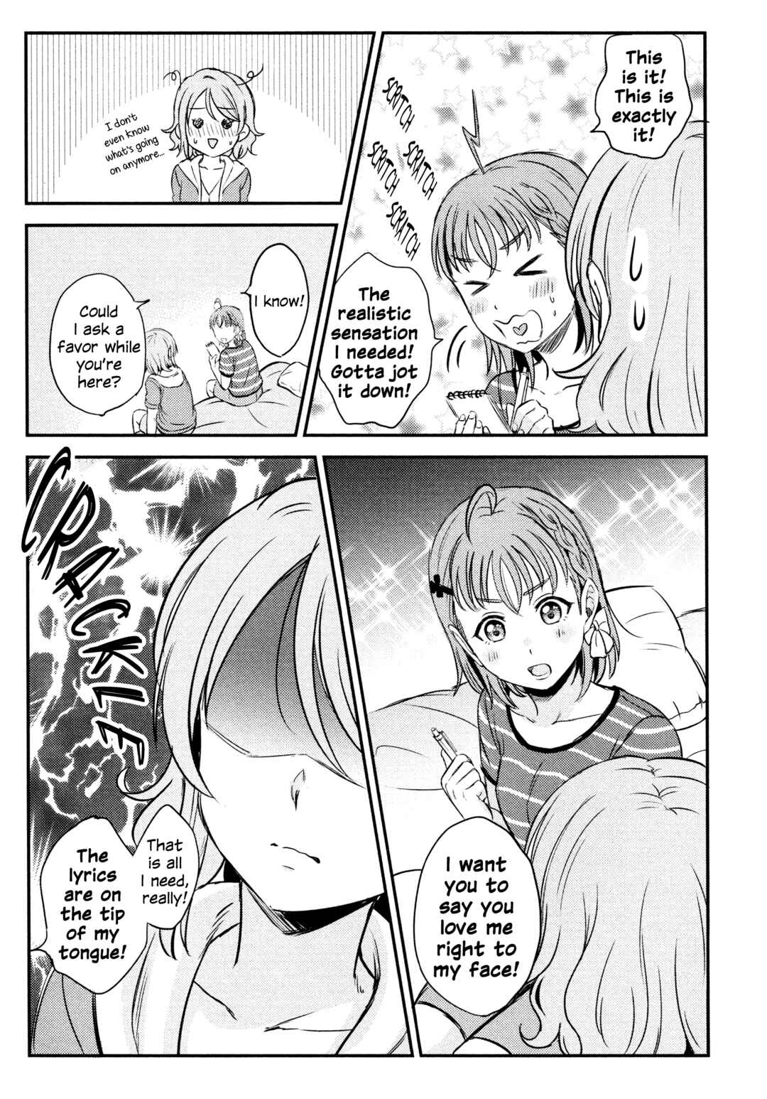 Page 8 Chapter 4 Love Live! Sunshine!! - A Love-Tinted Aquamarine (Doujinshi)